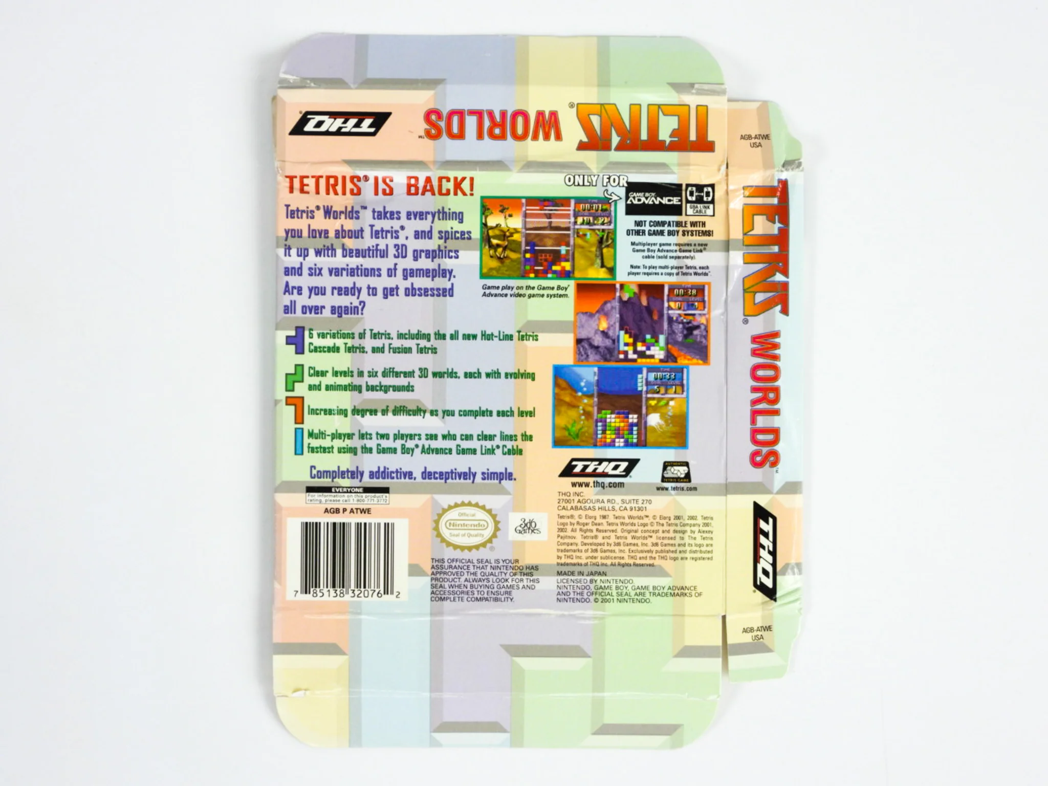 Tetris World [Box] (Nintendo Game Boy Advance / GBA) - Image 2