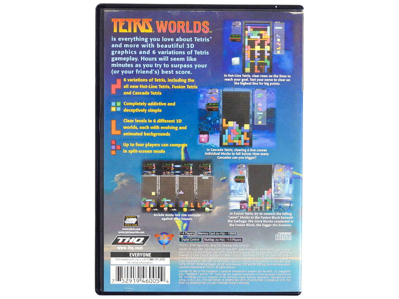 Tetris Worlds [First Edition] (PlayStation 2 / PS2) - Image 2