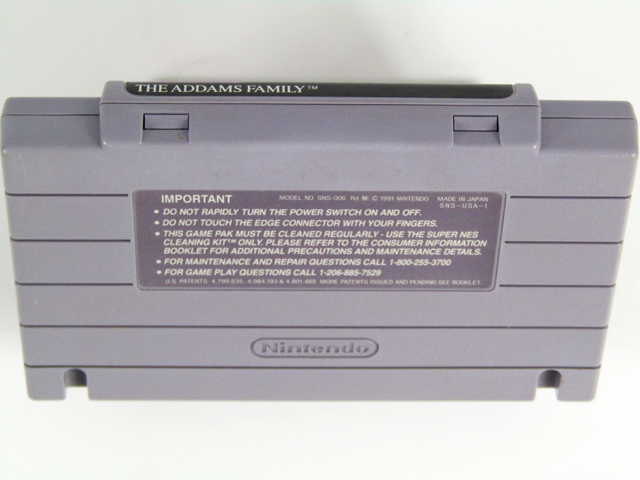The Addams Family (Super Nintendo / SNES) - Image 4