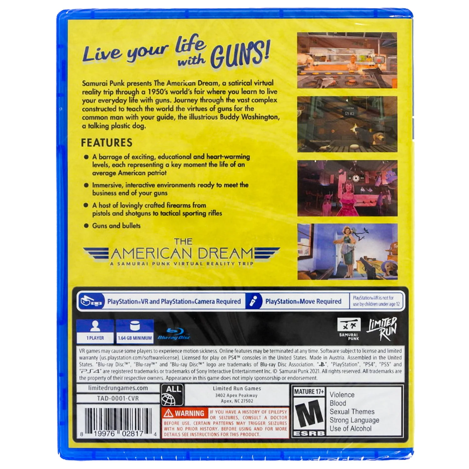 The American Dream [Limited Run Games] [PSVR] (PlayStation 4 / PS4) - Image 2