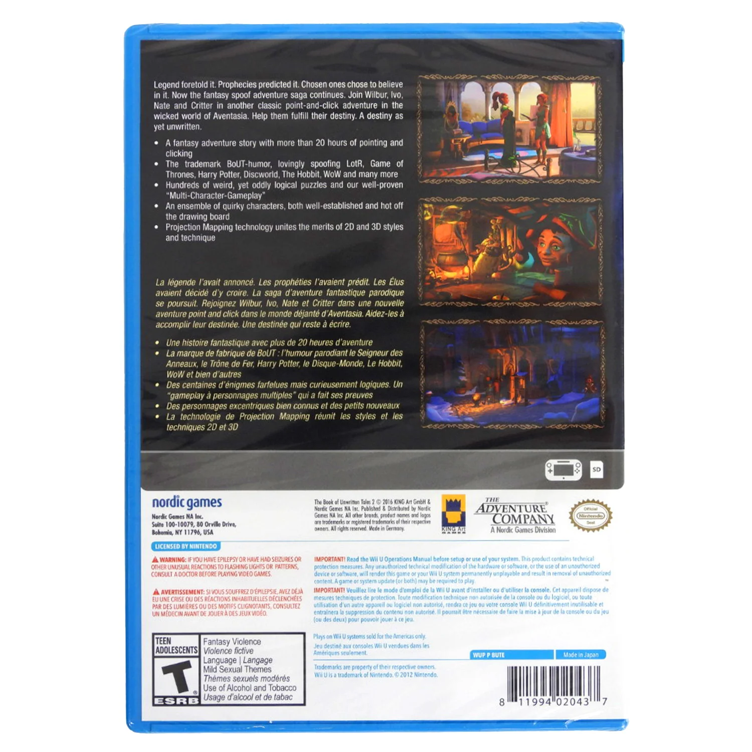 The Book of Unwritten Tales 2 (Nintendo Wii U) - Image 2