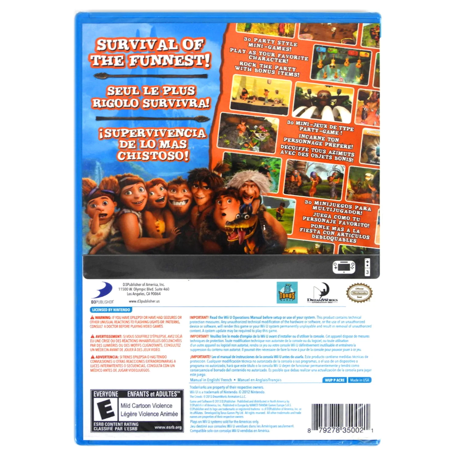 The Croods: Prehistoric Party (Nintendo Wii U) - Image 2