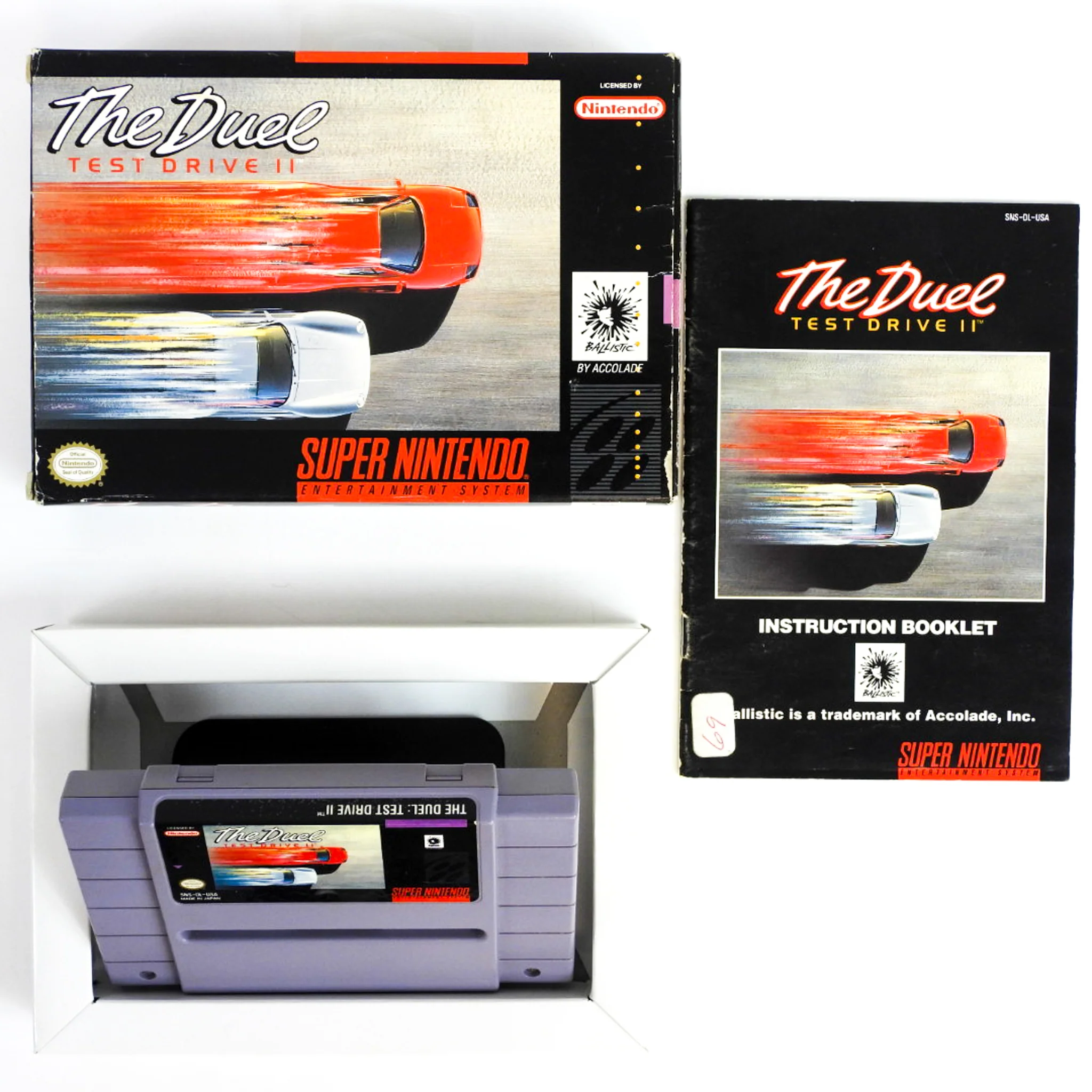 The Duel Test Drive II 2 (Super Nintendo / SNES)