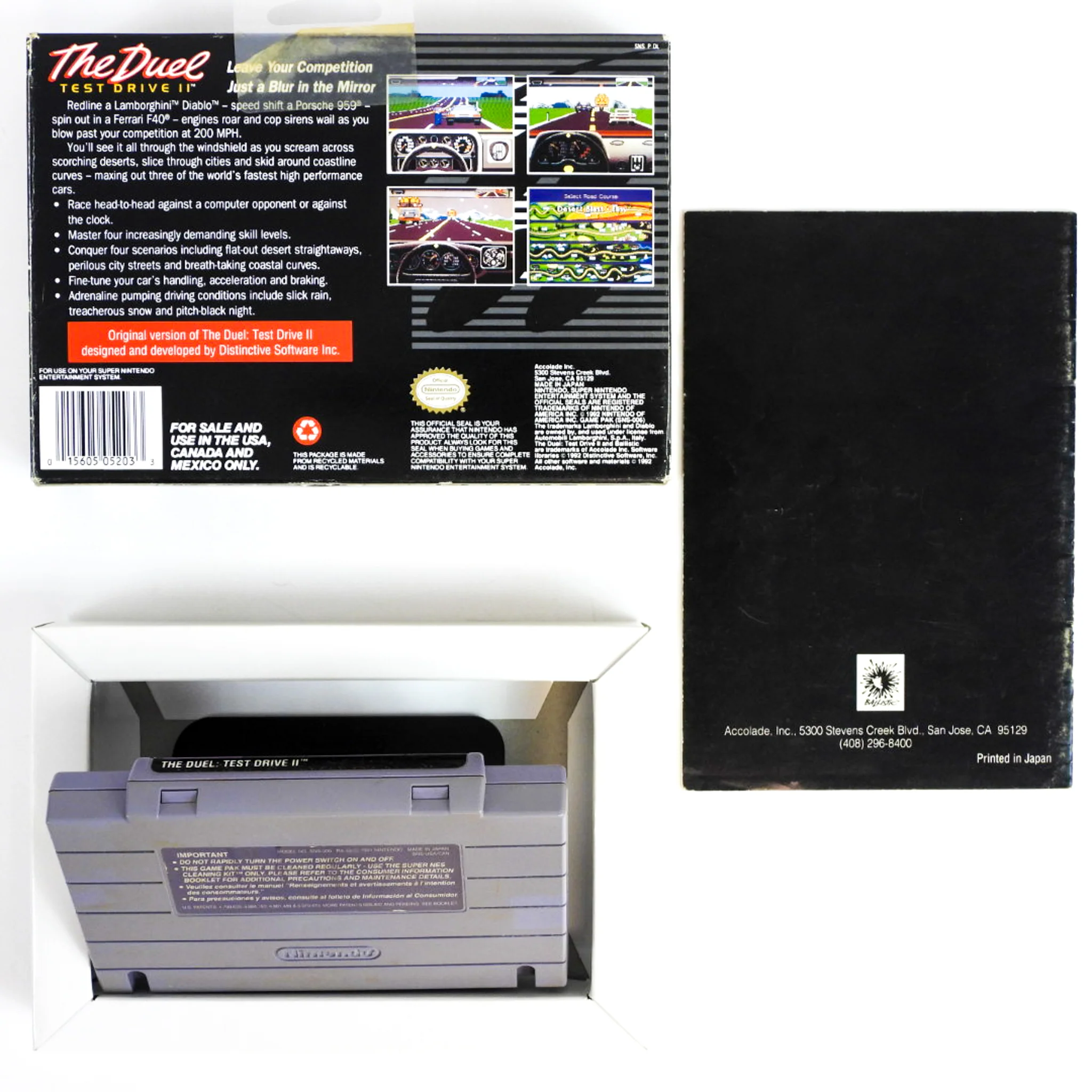 The Duel Test Drive II 2 (Super Nintendo / SNES) - Image 2