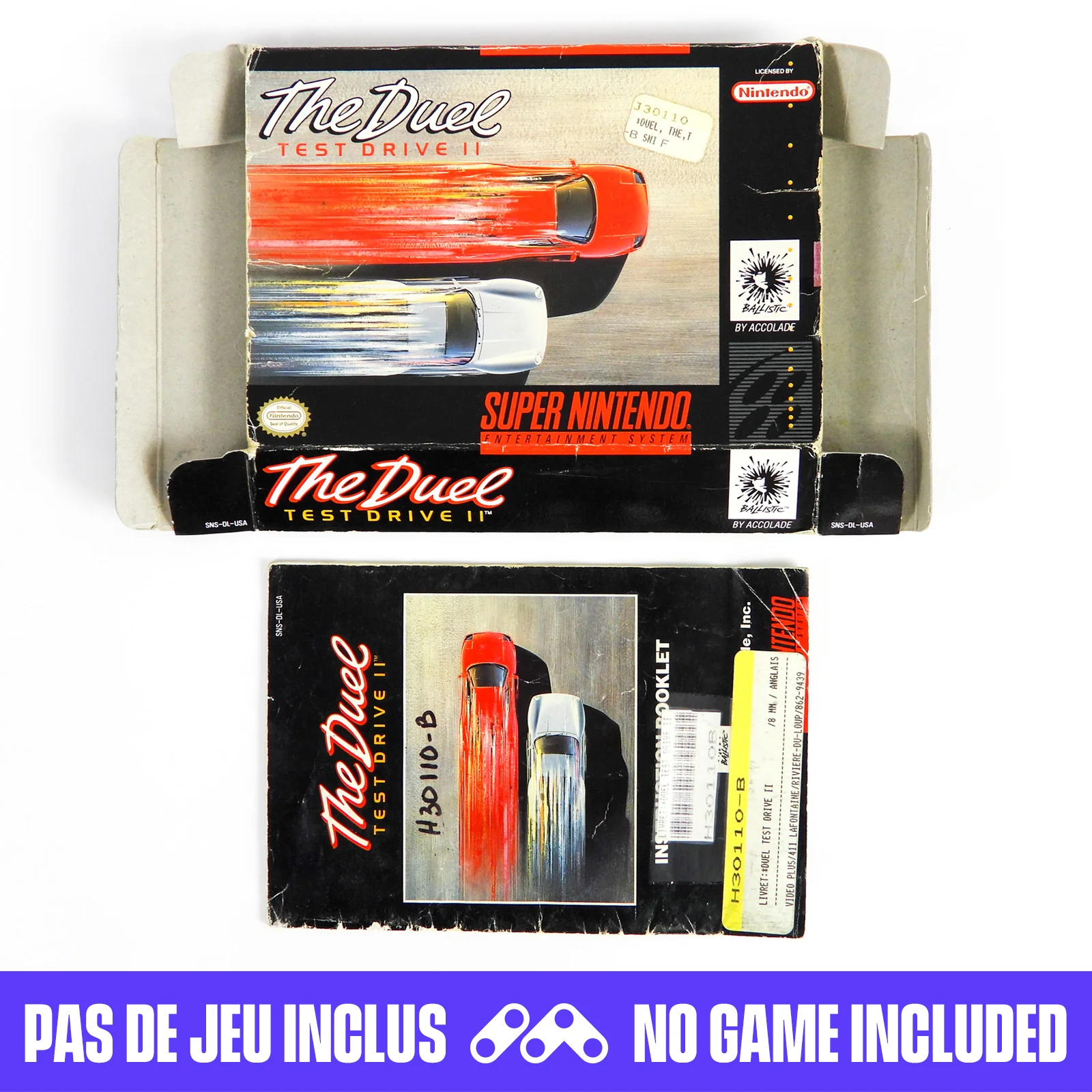 The Duel Test Drive II [Box] (Super Nintendo / SNES) - Image 3