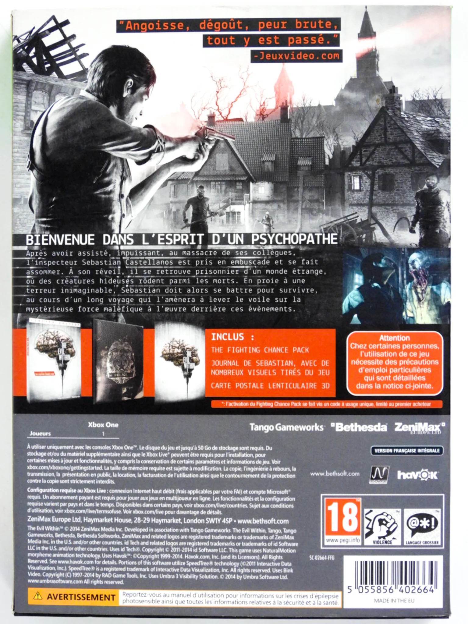 The Evil Within [Limited Edition] [PAL] (Xbox One) - Image 2