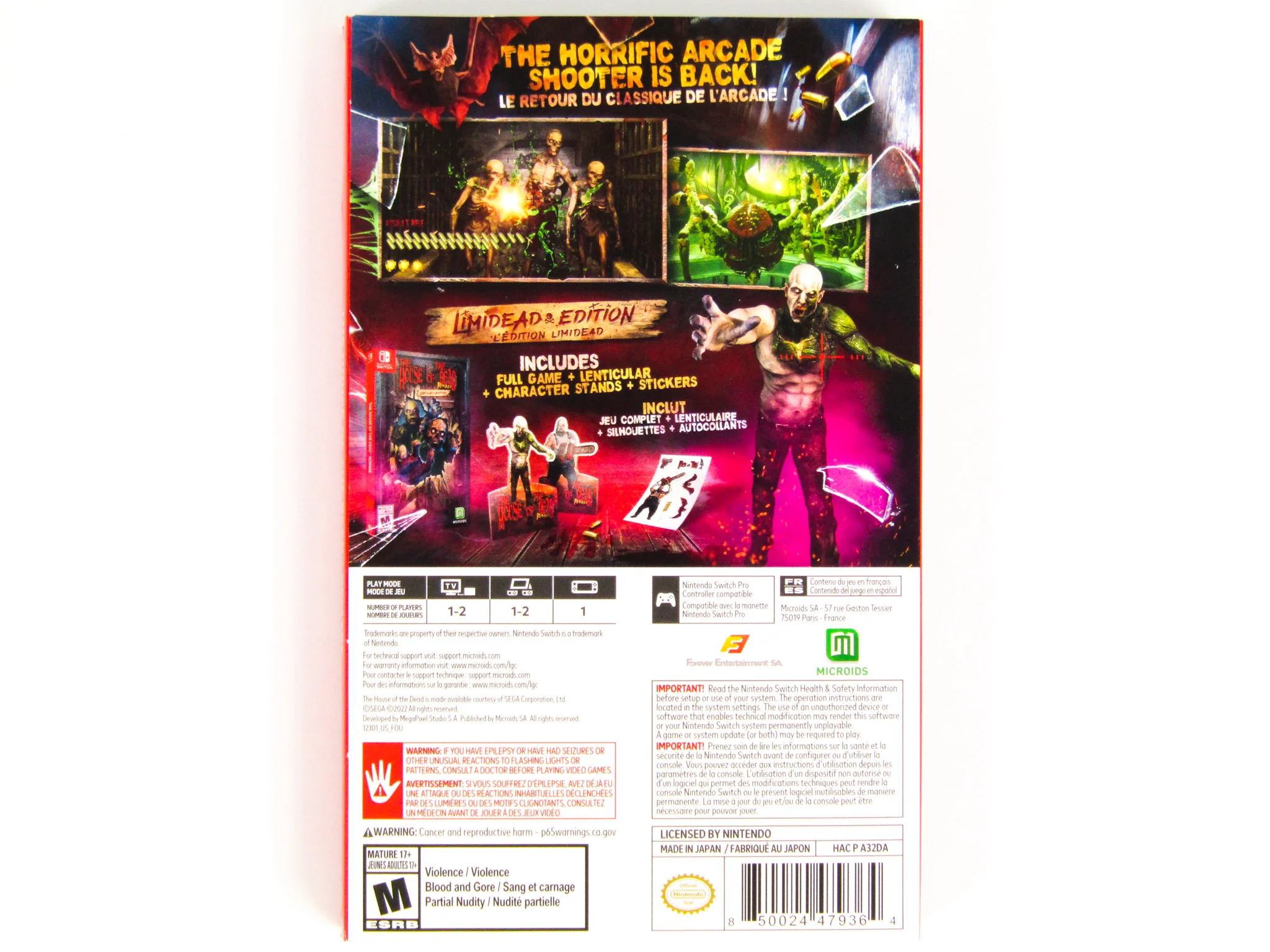 The House Of The Dead Remake [Limidead Edition] (Nintendo Switch) - Image 2