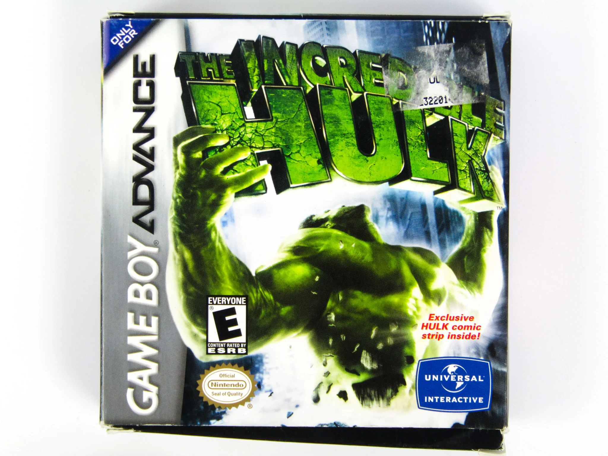The Incredible Hulk (Nintendo Game Boy Advance / GBA) - Image 2