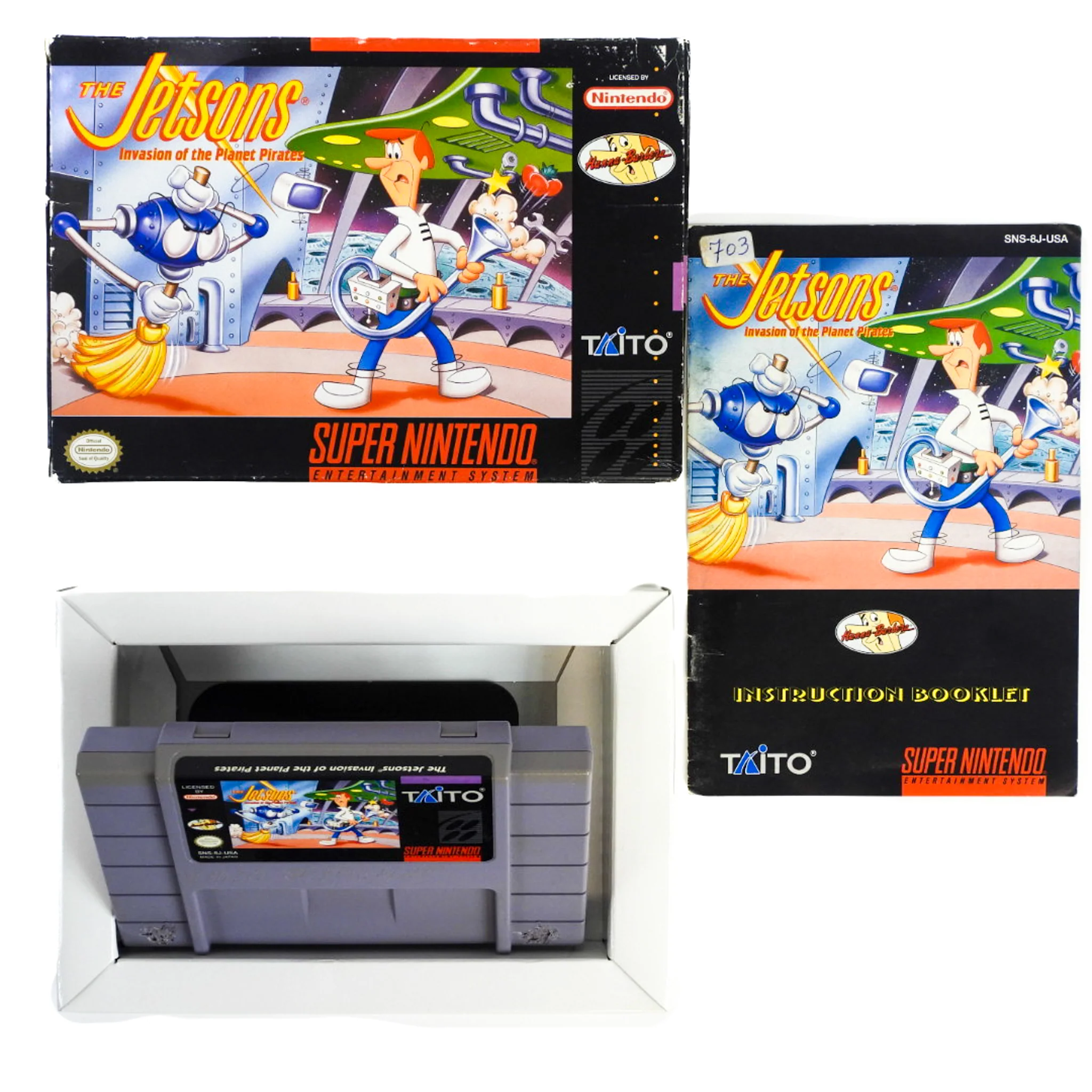 The Jetsons Invasion of the Planet Pirates (Super Nintendo / SNES)