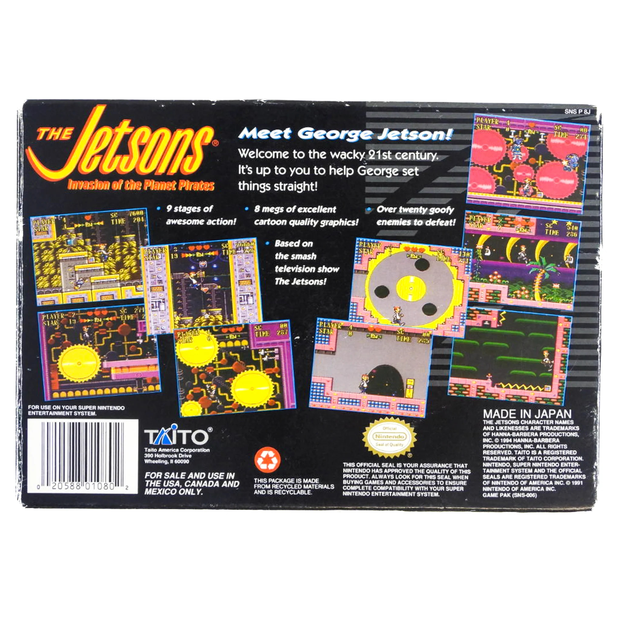 The Jetsons Invasion of the Planet Pirates (Super Nintendo / SNES) - Image 4