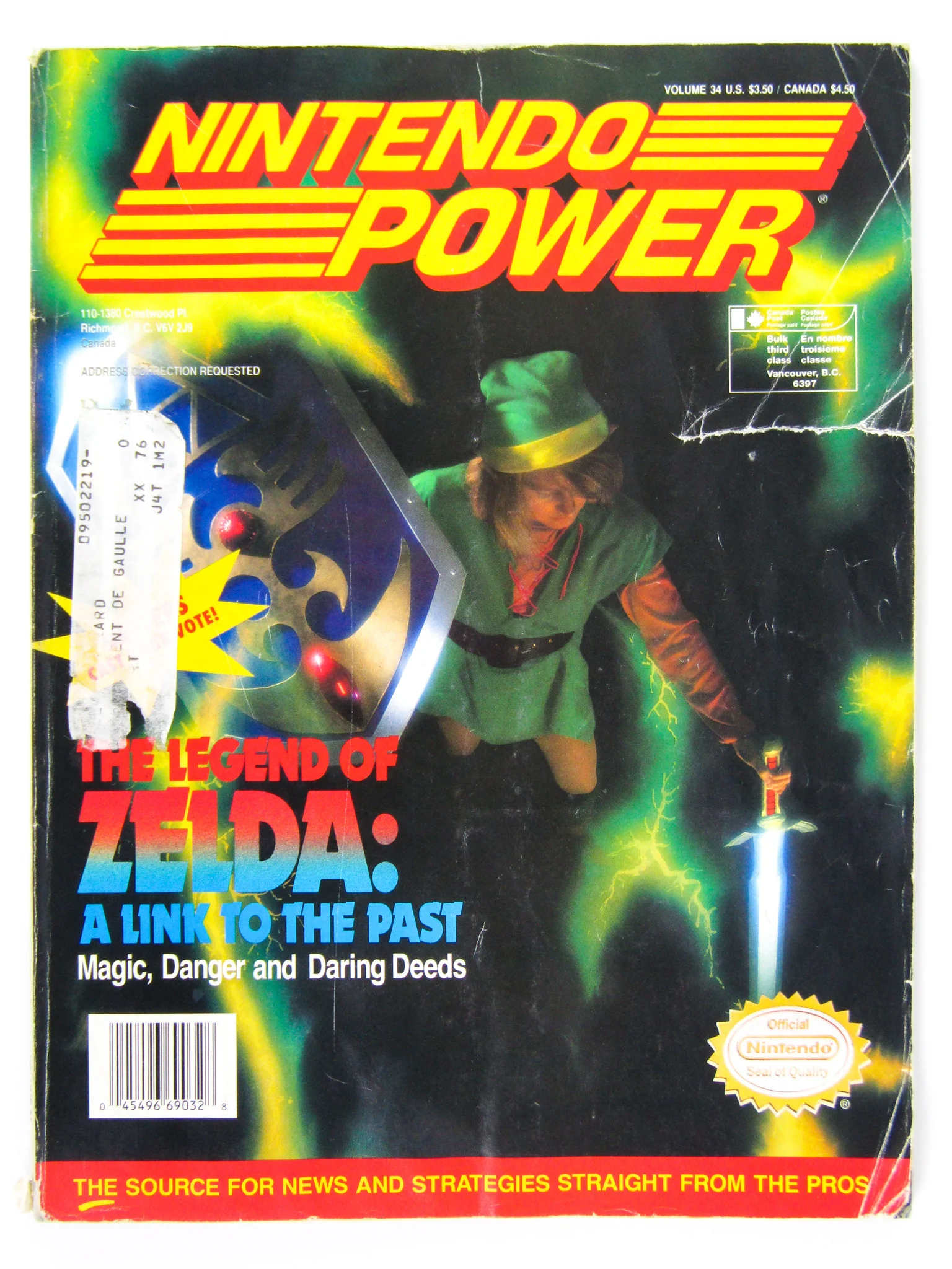 The Legend Of Zelda: A Link To The Past [Volume 34] [Nintendo Power] (Magazines) - Image 4