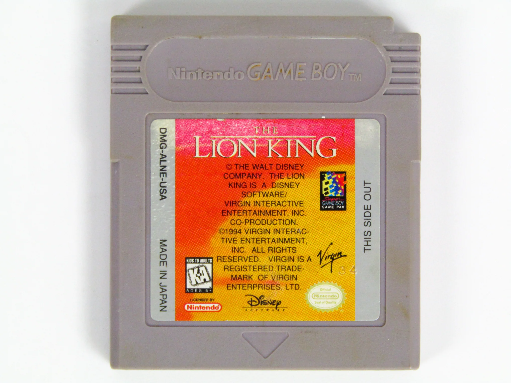 The Lion King [Virgin] (Nintendo Game Boy) - Image 3