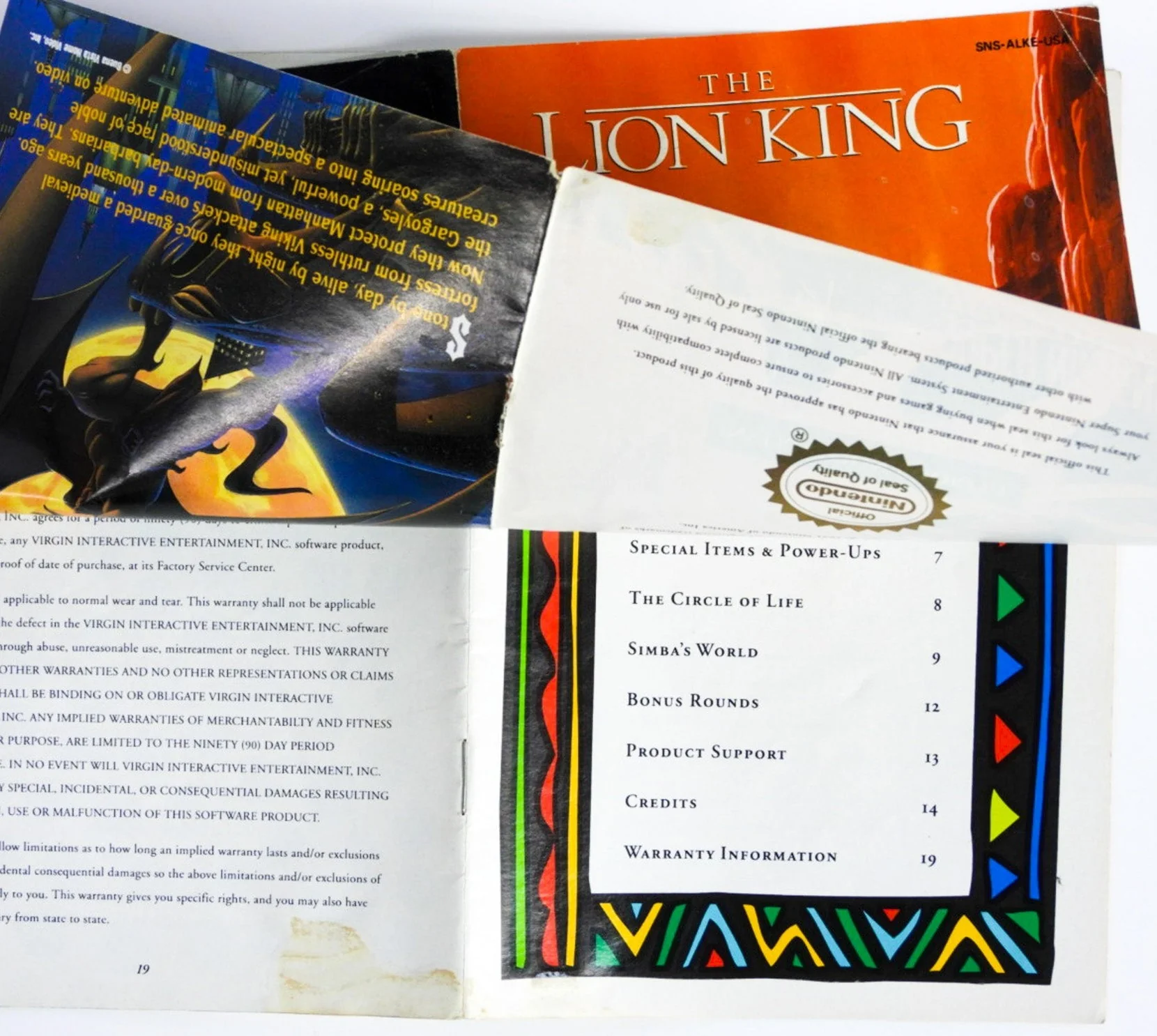 The Lion King [Manual] (Super Nintendo / SNES) - Image 7