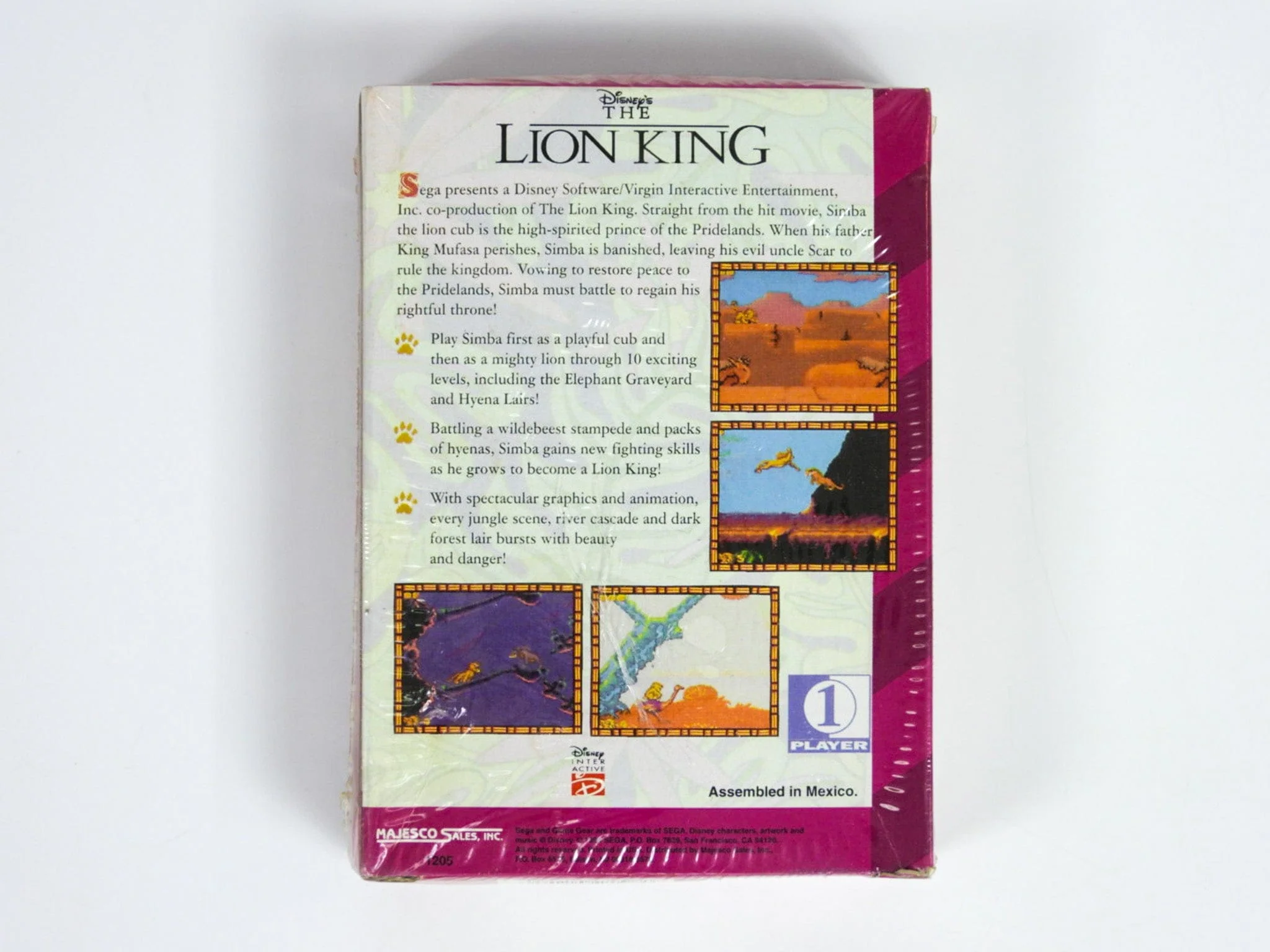 The Lion King (Sega Game Gear) - Image 2