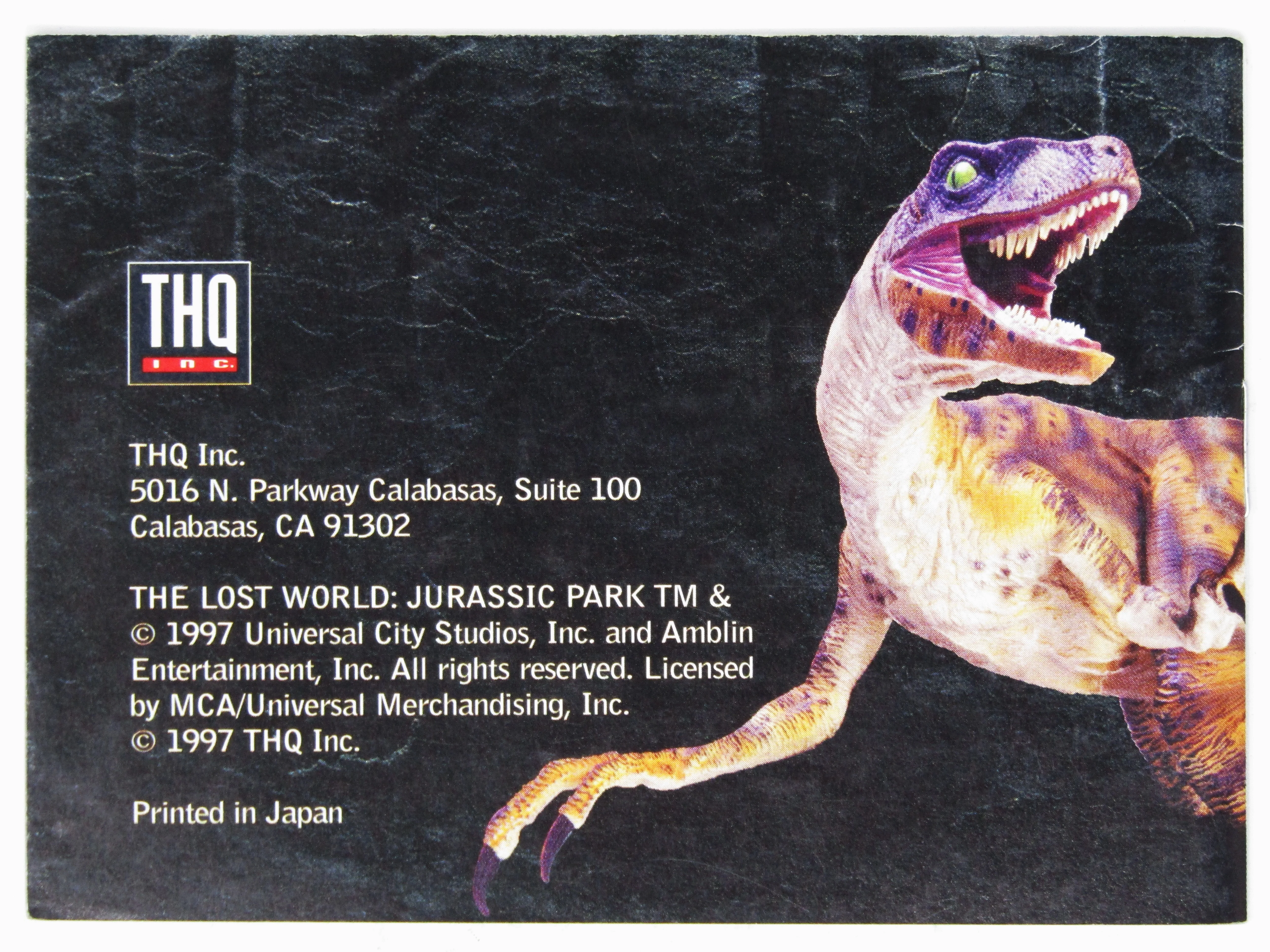 The Lost World Jurassic Park [Manual] (Nintendo Game Boy) - Image 2