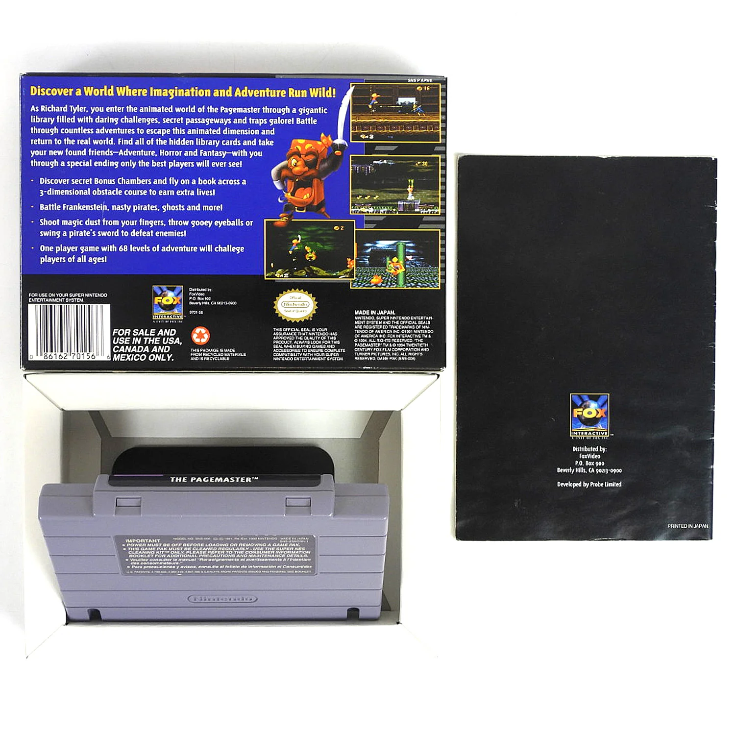 The Pagemaster (Super Nintendo / SNES) - Image 2