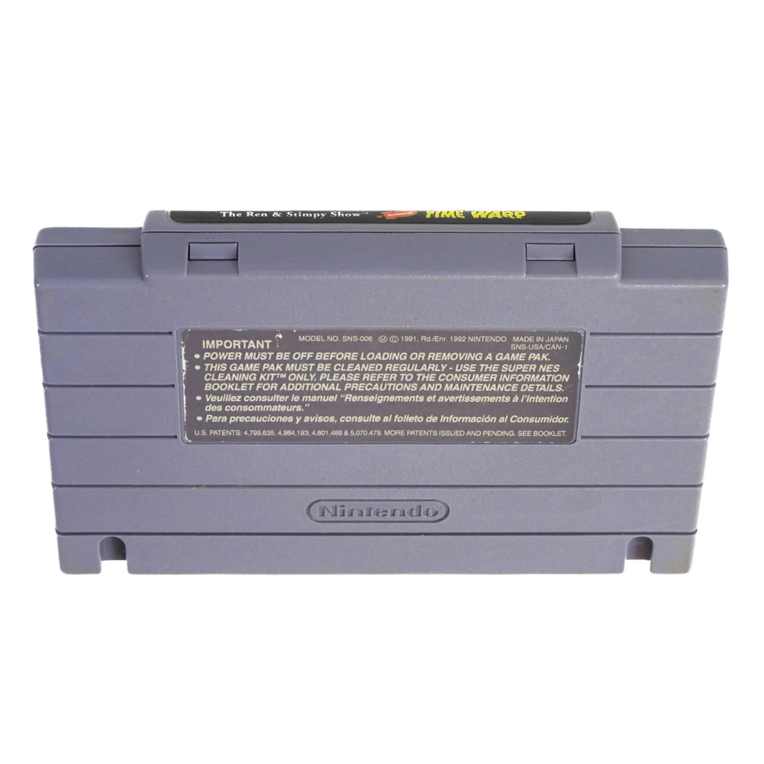 The Ren And Stimpy Show Time Warp (Super Nintendo / SNES) - Image 4