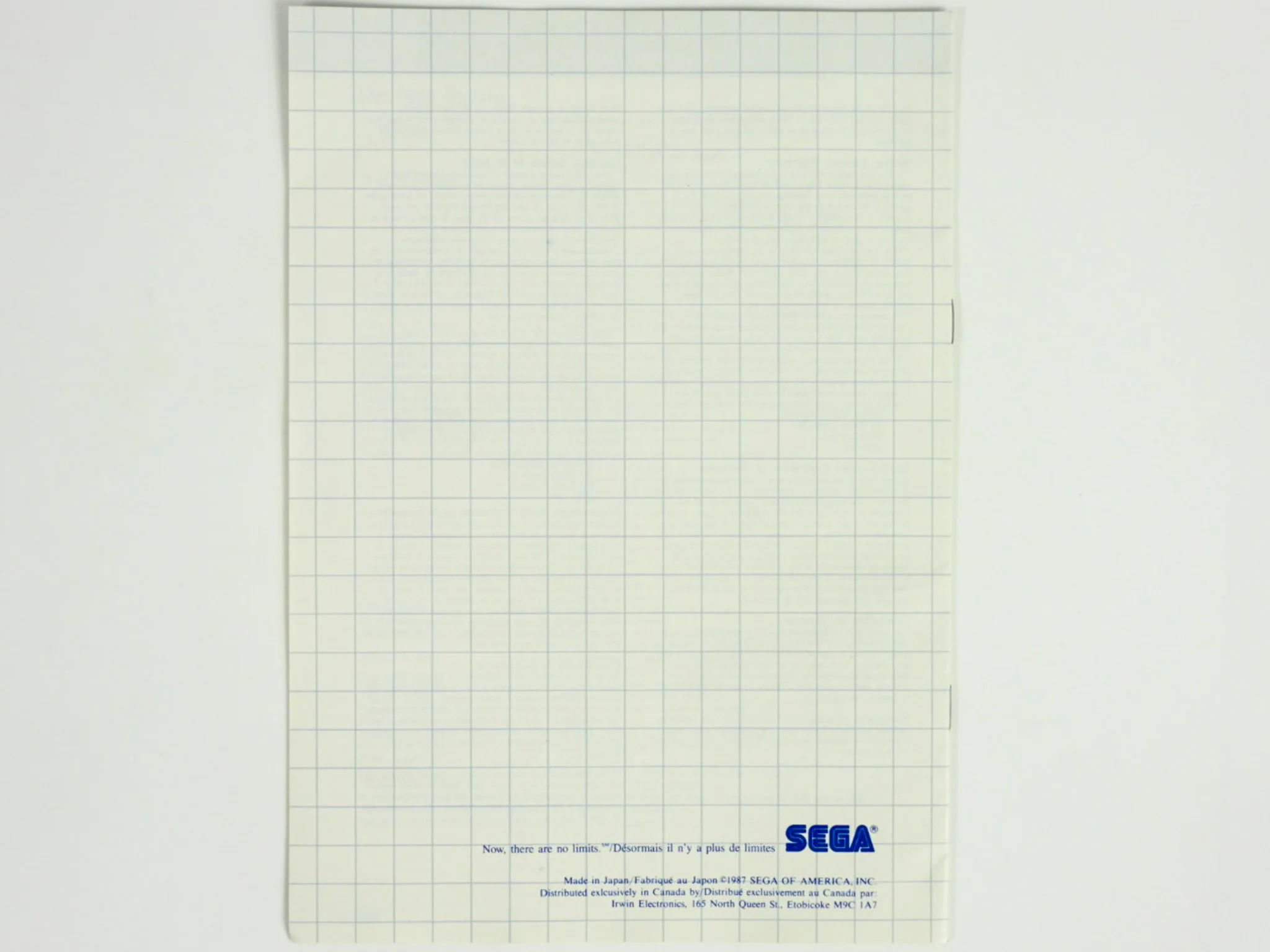 The Sega System Instruction [French Version] [Manual] (Sega Master System) - Image 2