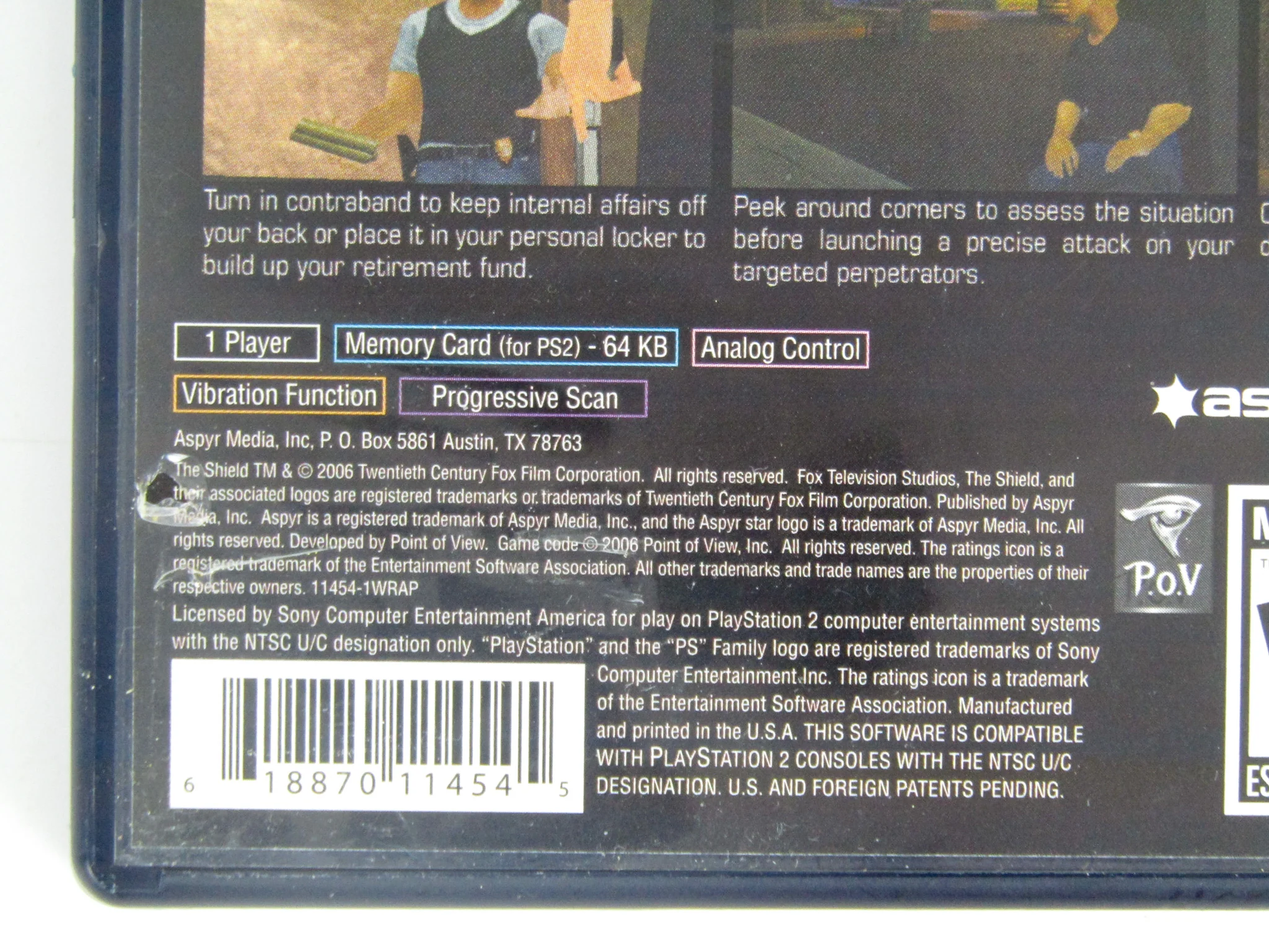 The Shield (PlayStation 2 / PS2) - Image 2