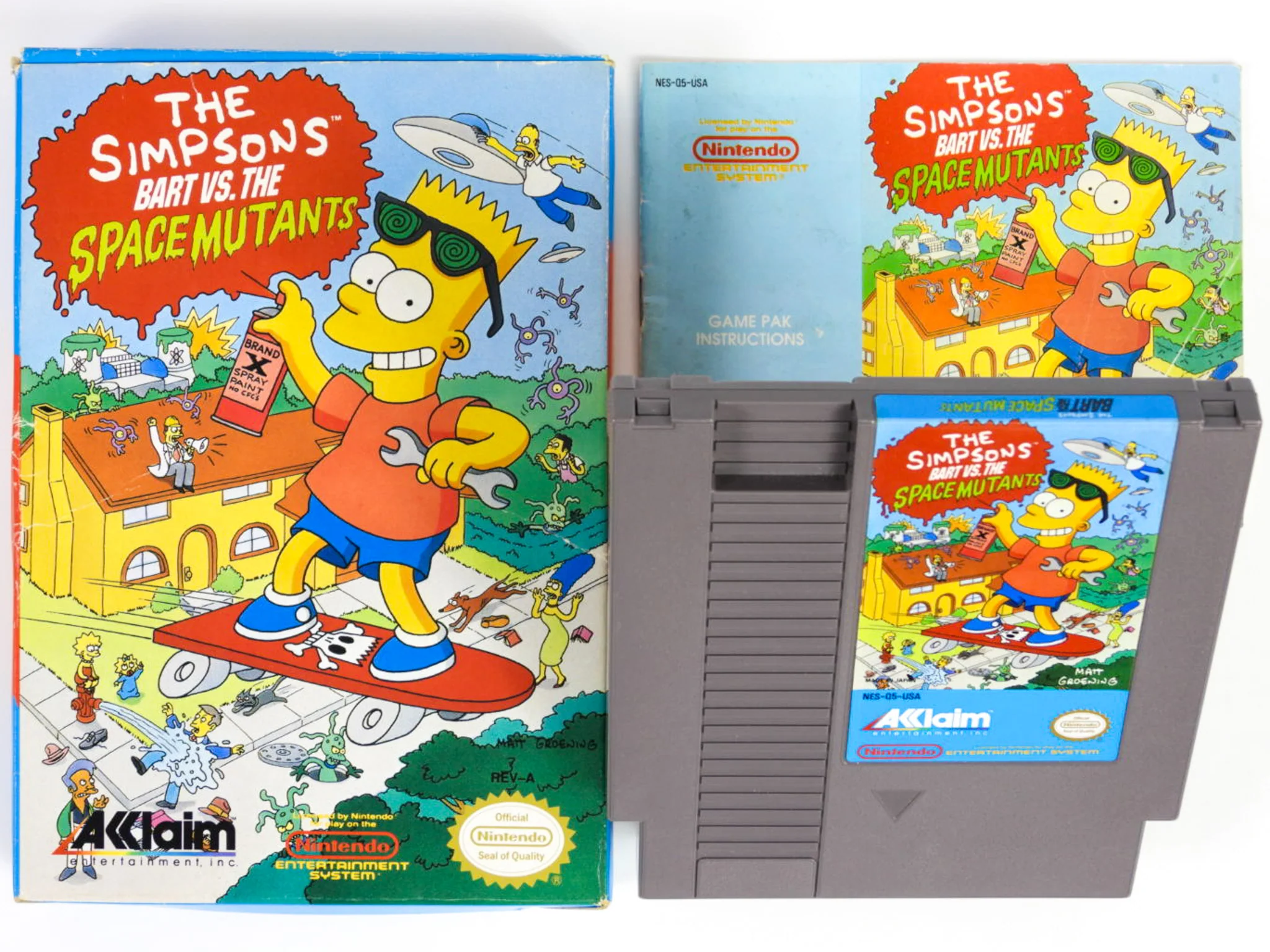 The Simpsons Bart Vs The Space Mutants (Nintendo / NES)