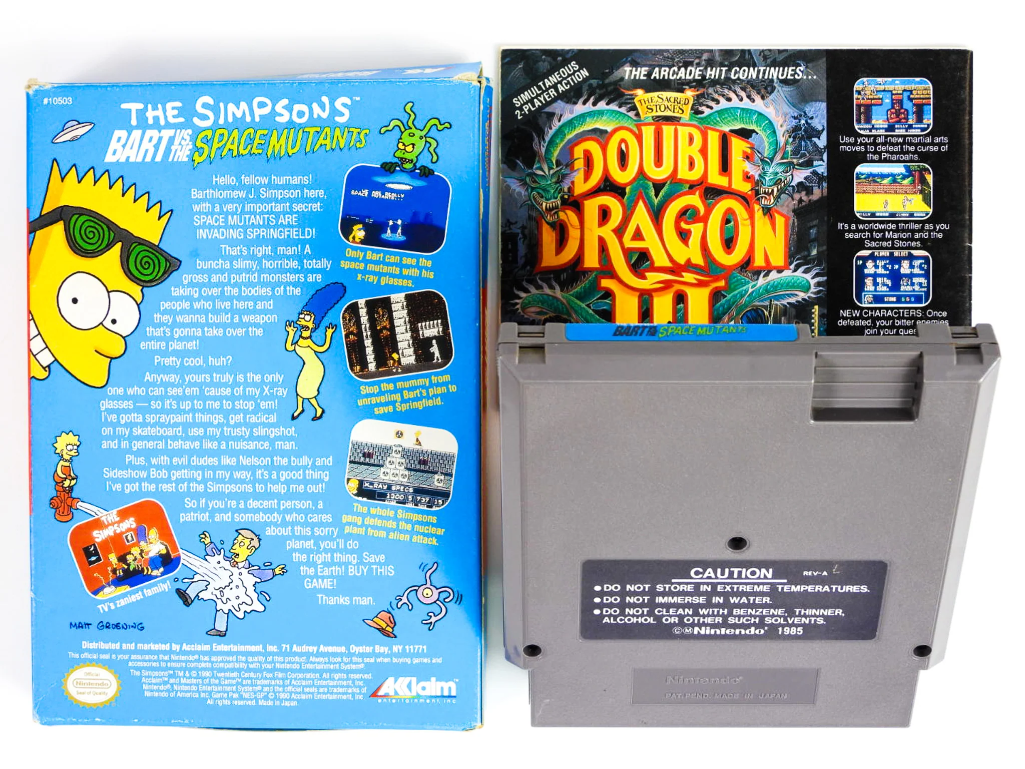 The Simpsons Bart Vs The Space Mutants (Nintendo / NES) - Image 3
