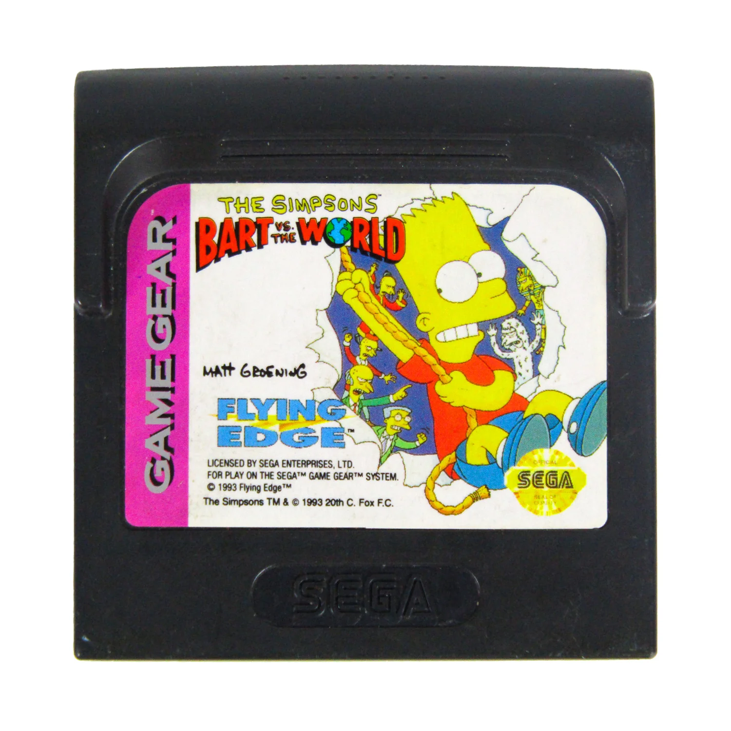 The Simpsons: Bart Vs. The World (Sega Game Gear)