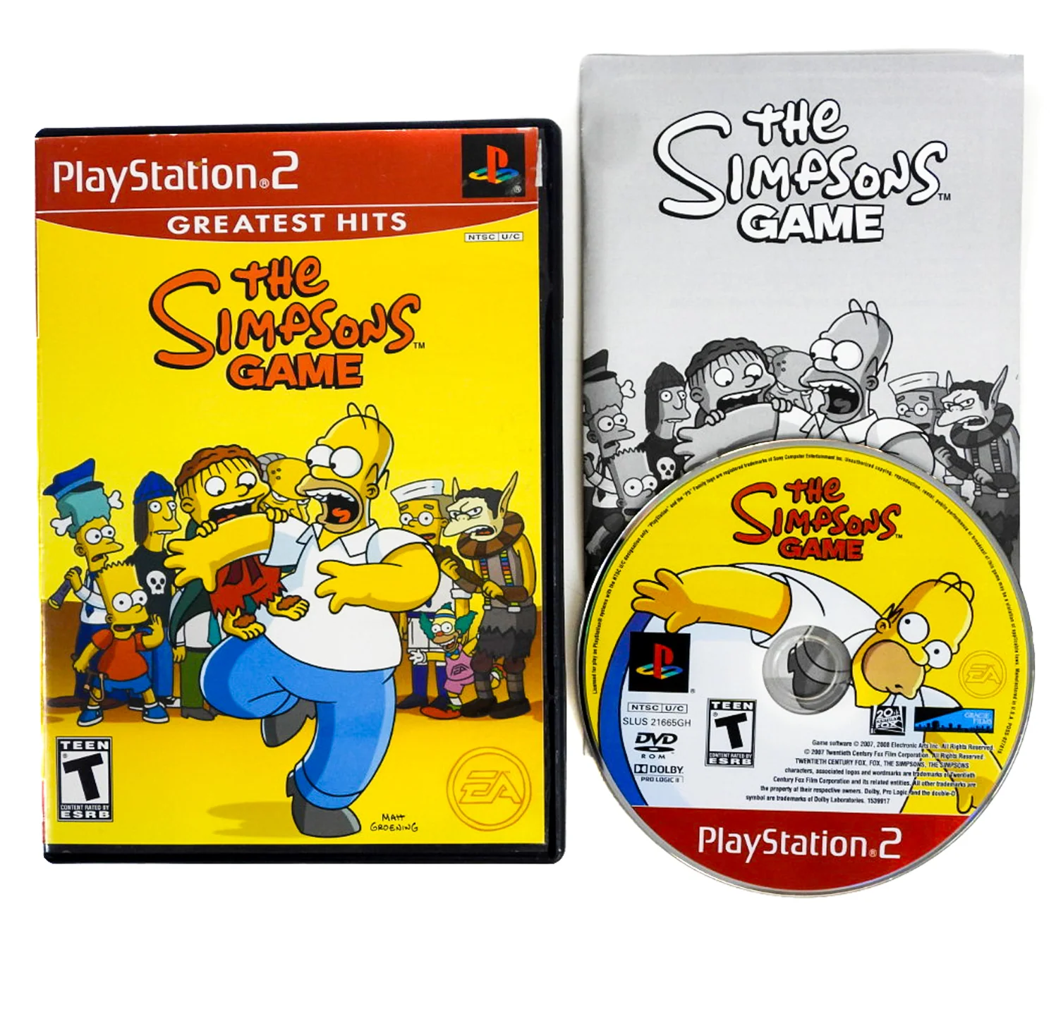 The Simpsons Game [Greatest Hits] (PlayStation 2 / PS2) - Image 2