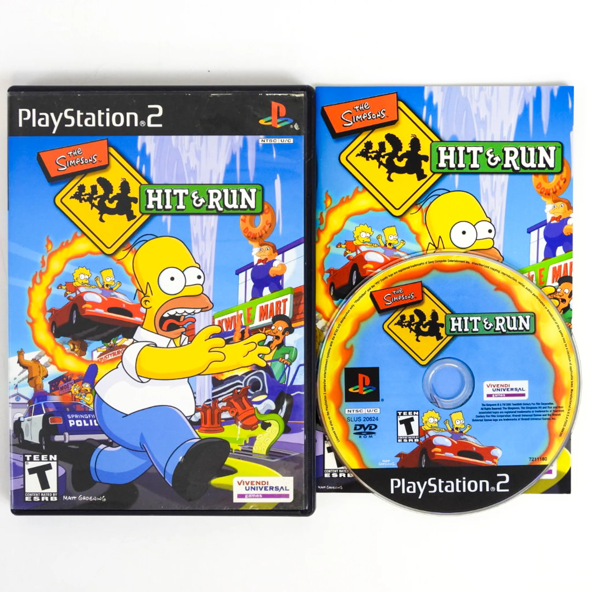 The Simpsons Hit And Run (PlayStation 2 / PS2) - Image 2