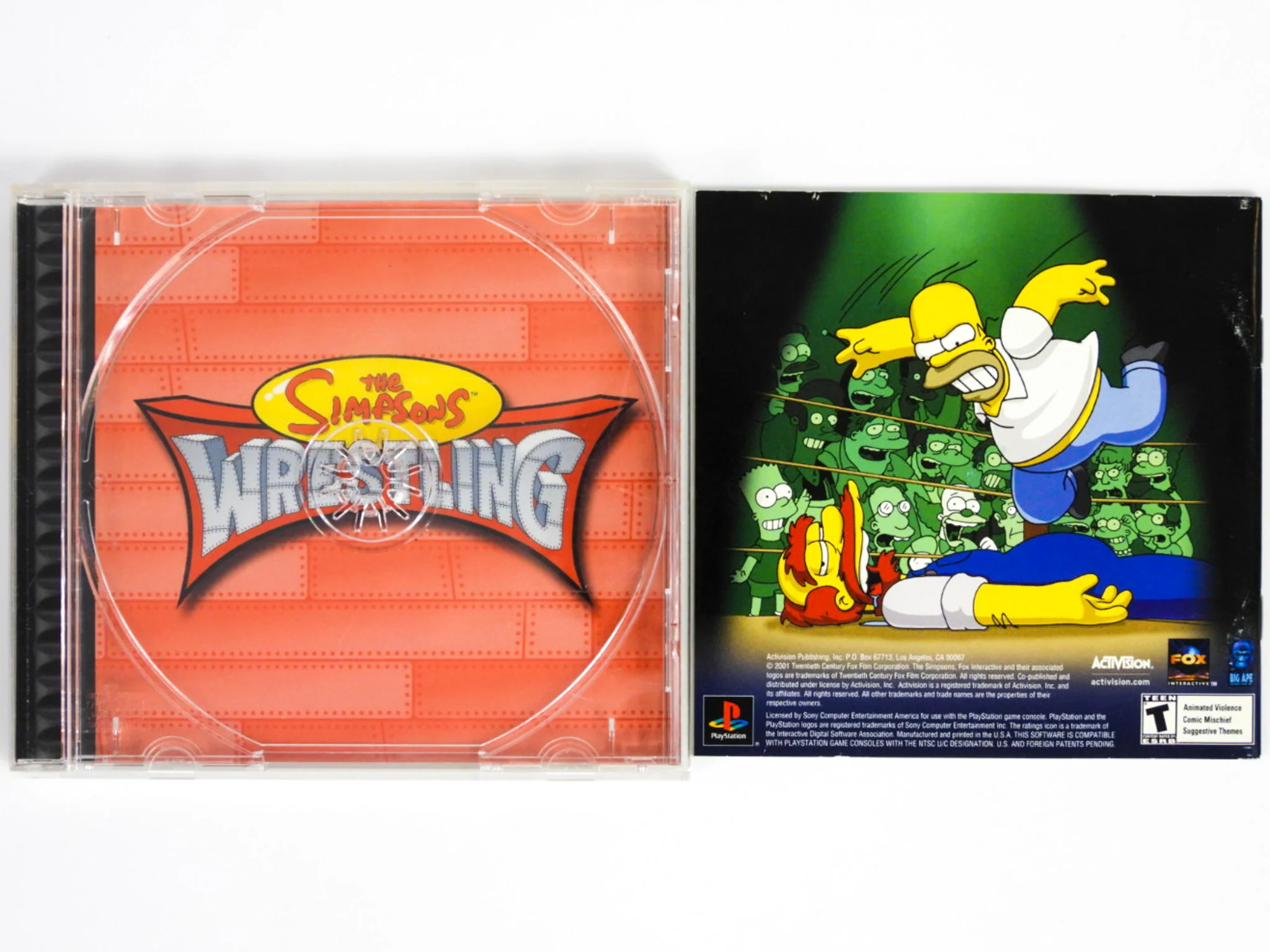 The Simpsons Wrestling (PlayStation / PS1) - Image 3
