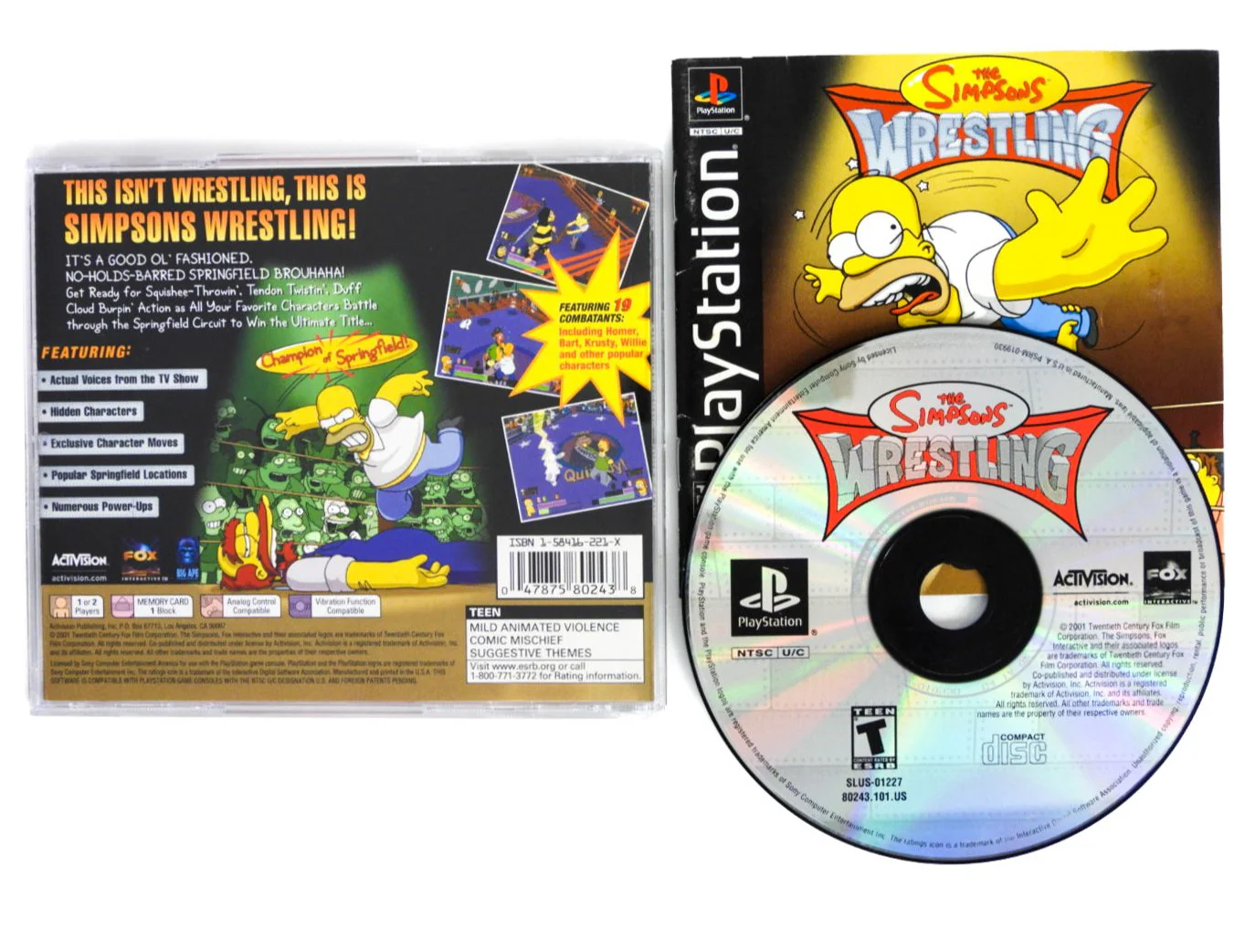The Simpsons Wrestling (PlayStation / PS1) - Image 4