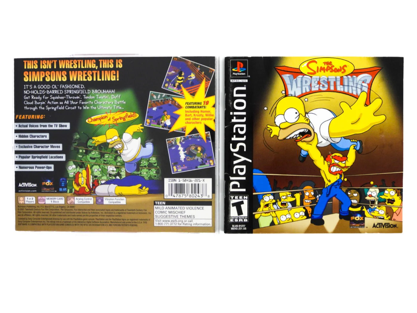 The Simpsons Wrestling (PlayStation / PS1) - Image 5