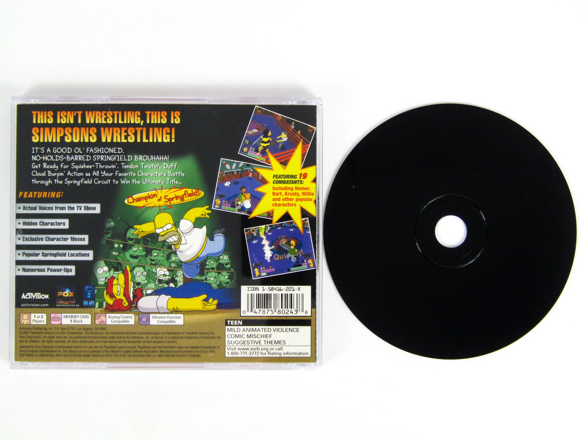 The Simpsons Wrestling (PlayStation / PS1) - Image 7