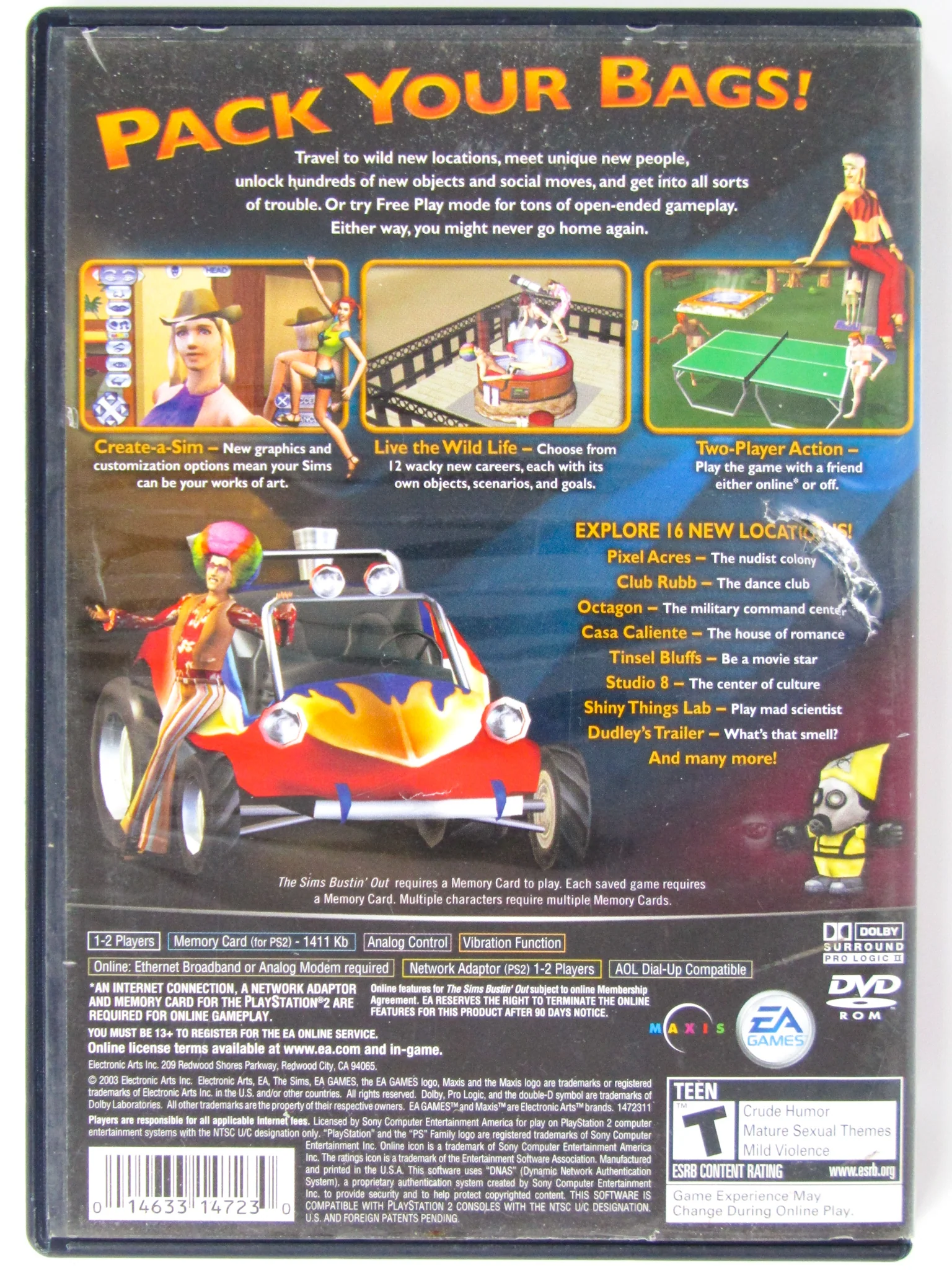 The Sims Bustin Out (PlayStation 2 / PS2) - Image 3