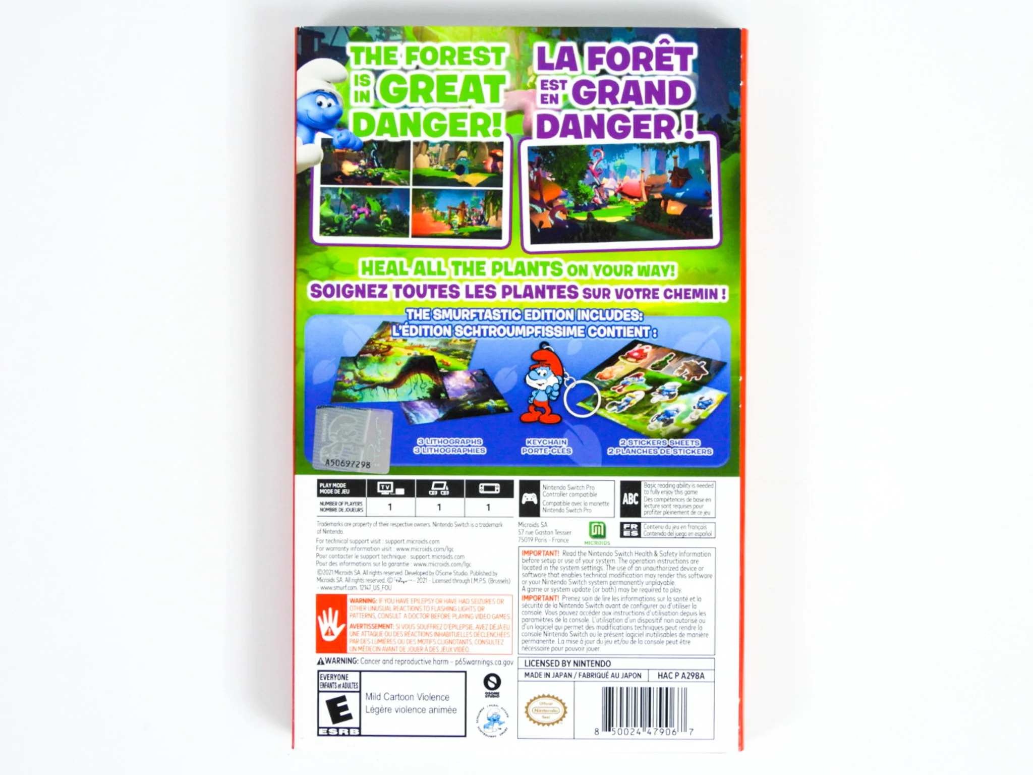 The Smurfs Mission Vileaf [Smurtastic Edition] (Nintendo Switch) - Image 2