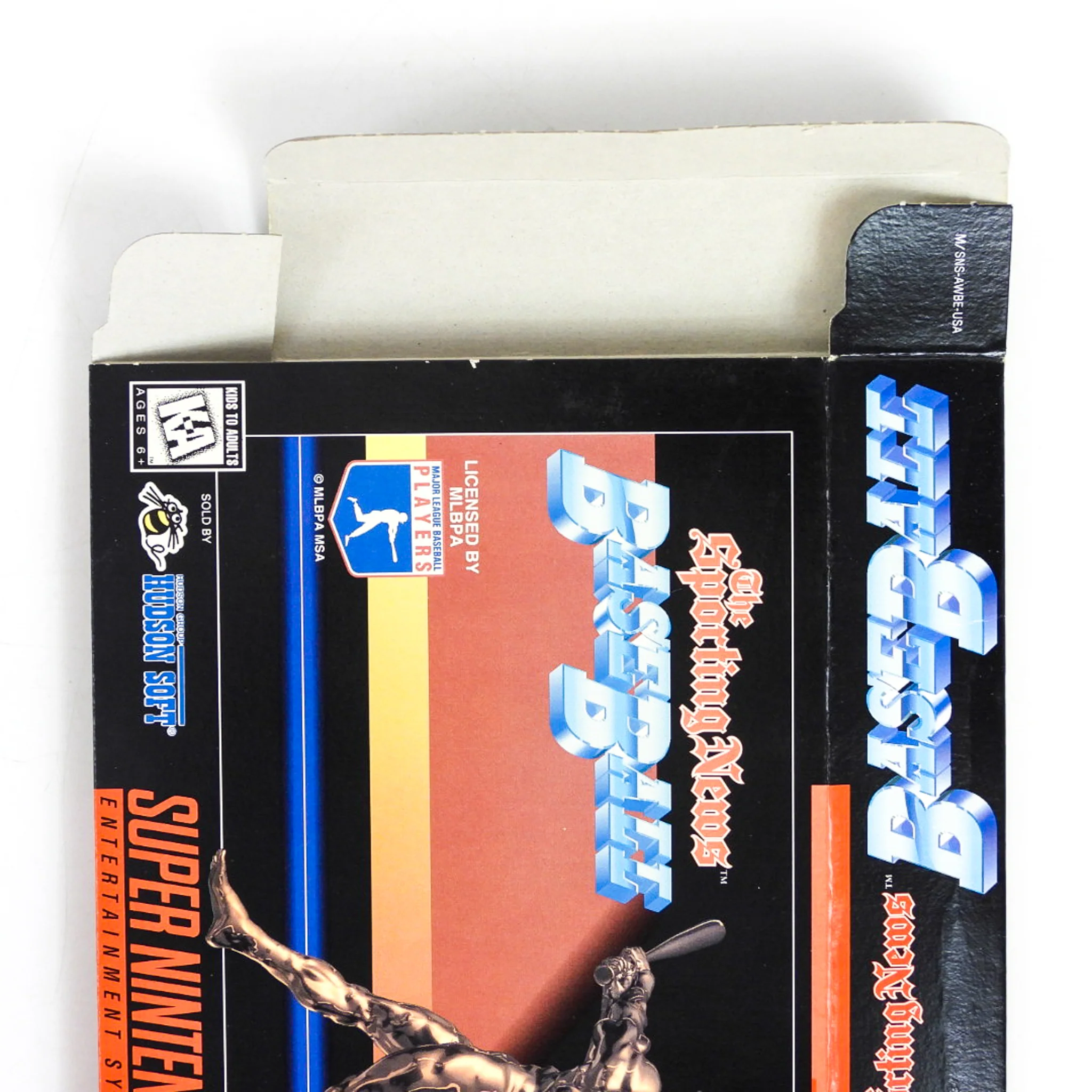 The Sporting News Baseball [Box] (Super Nintendo / SNES) - Image 2