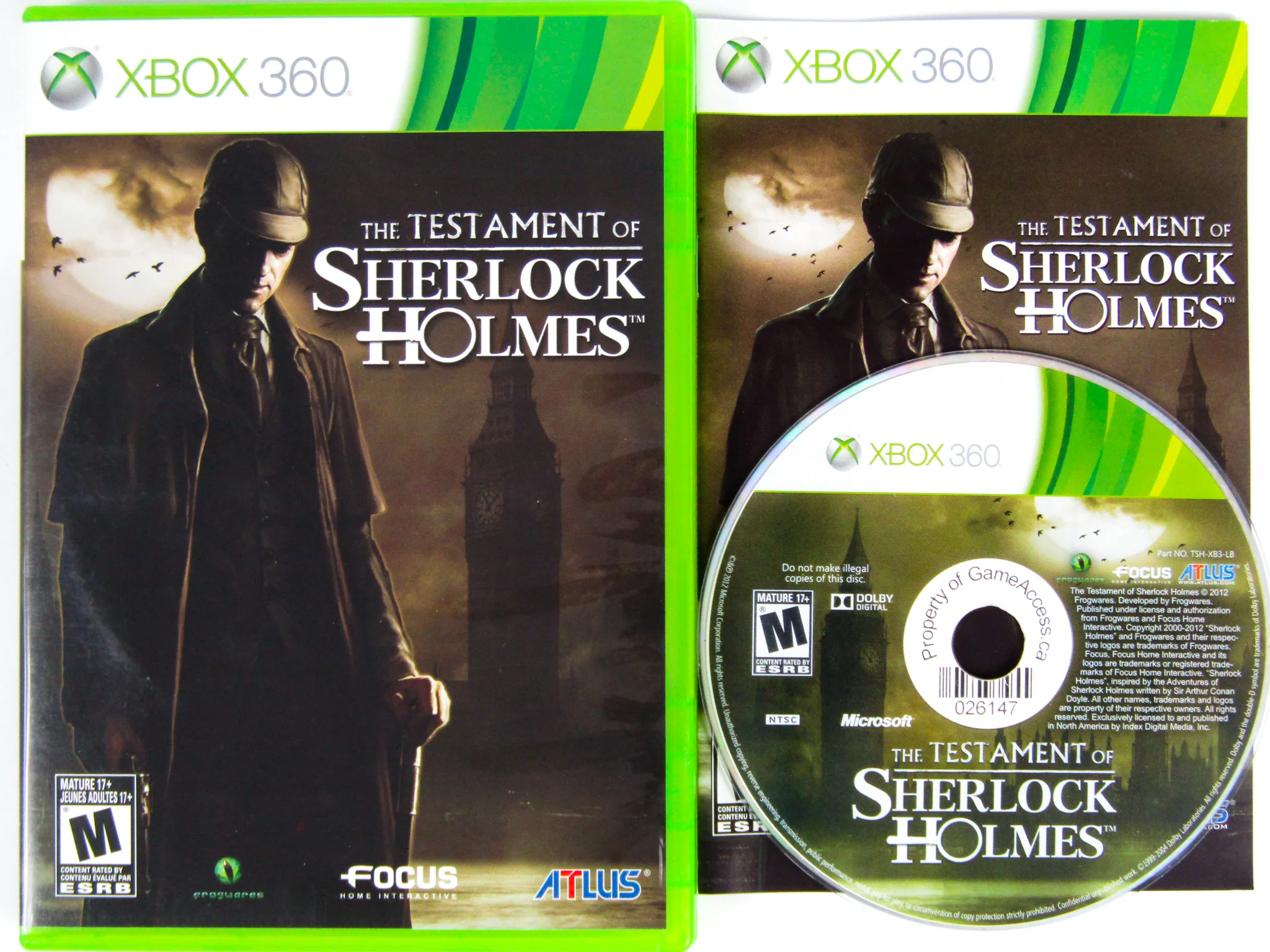 The Testament Of Sherlock Holmes (Xbox 360) - Image 2