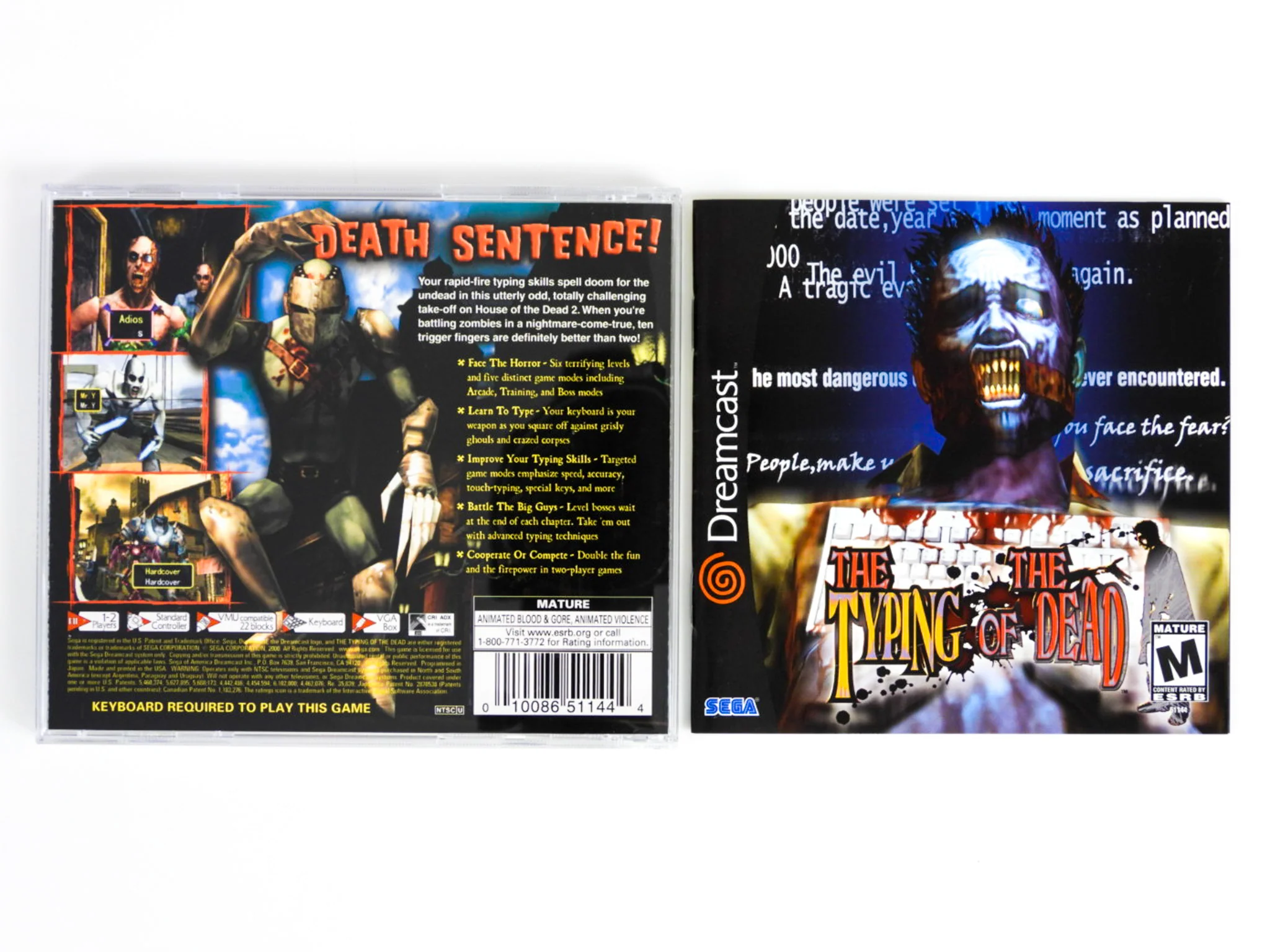 The Typing Of The Dead (Sega Dreamcast) - Image 2