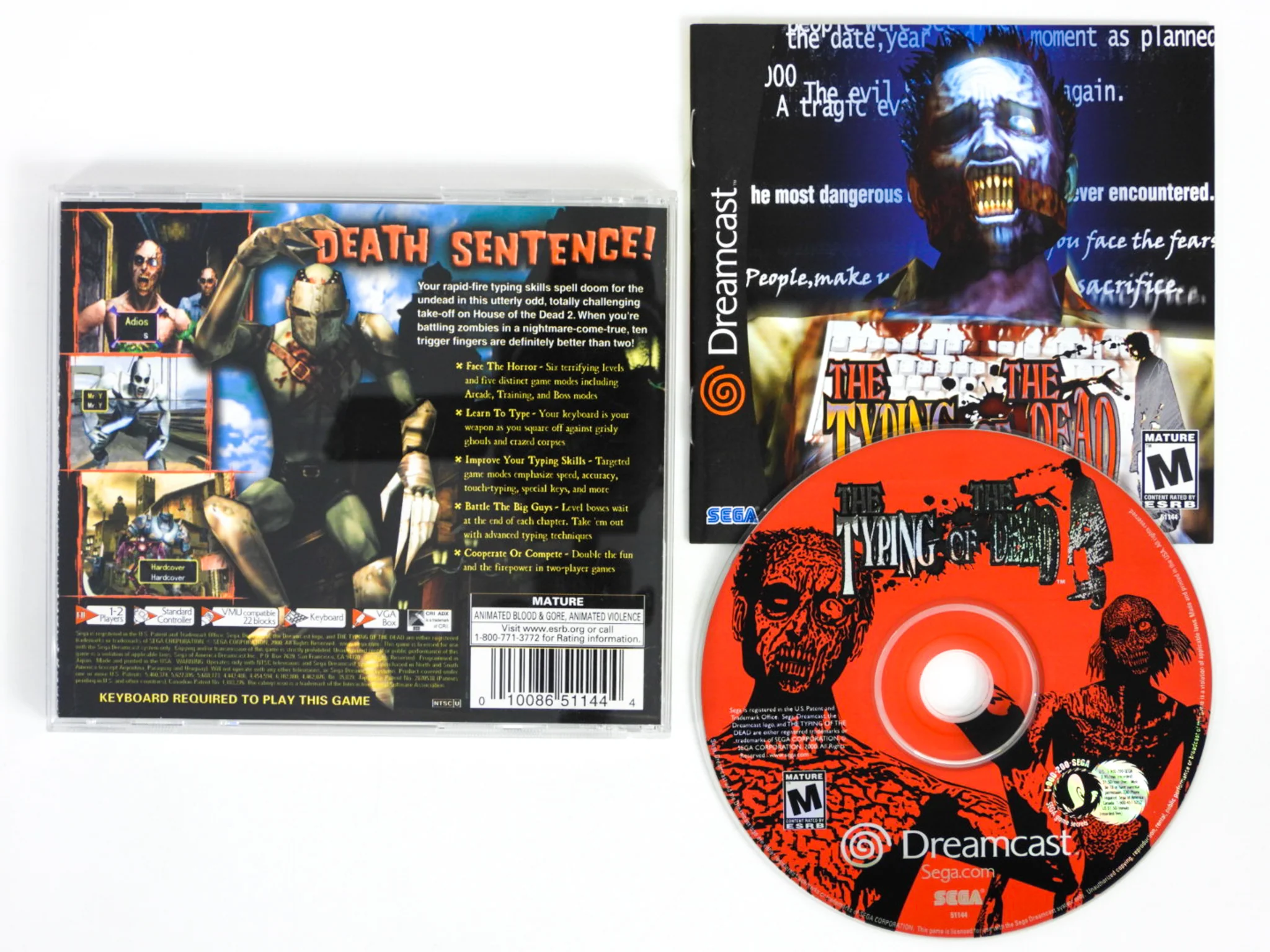 The Typing Of The Dead (Sega Dreamcast) - Image 4