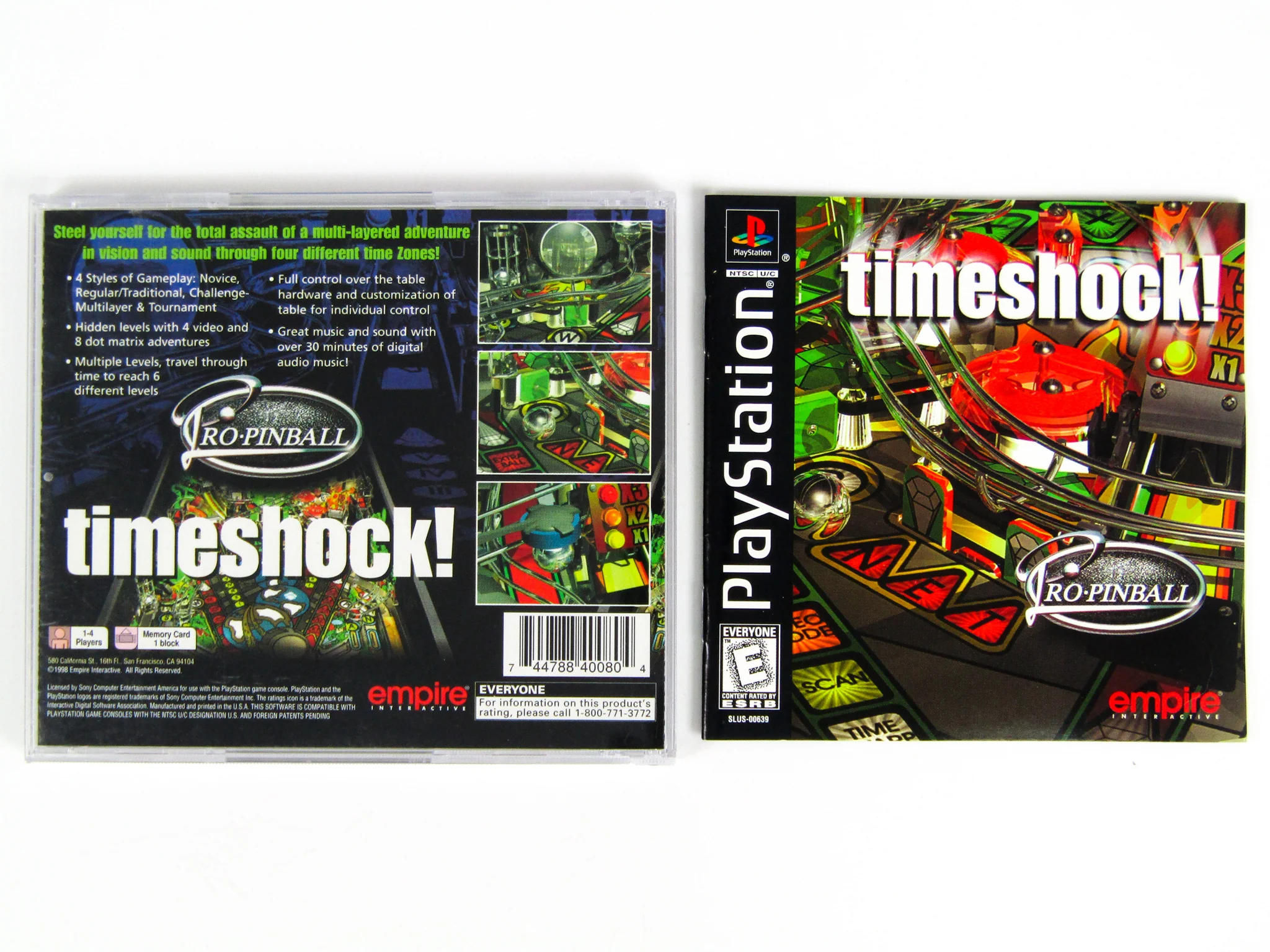 Timeshock Pro Pinball (PlayStation / PS1) - Image 2