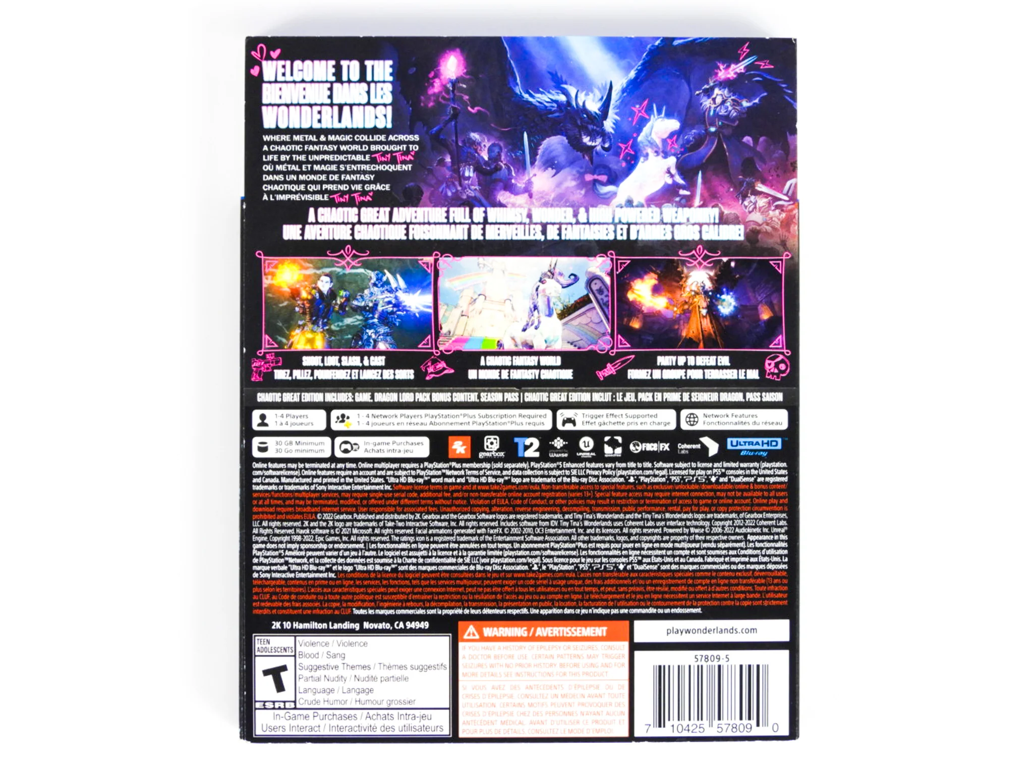 Tiny Tina's Wonderlands [Chaotic Great Edition] (PlayStation 5 / PS5) - Image 2