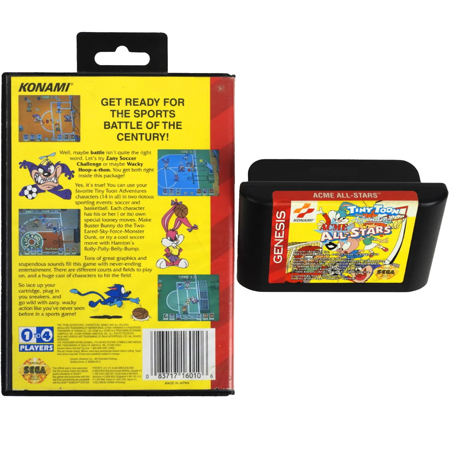 Tiny Toon Adventures ACME All-Stars (Sega Genesis) - Image 5