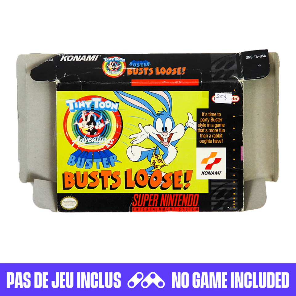 Tiny Toon Adventures Buster Busts Loose [Box] (Super Nintendo / SNES)