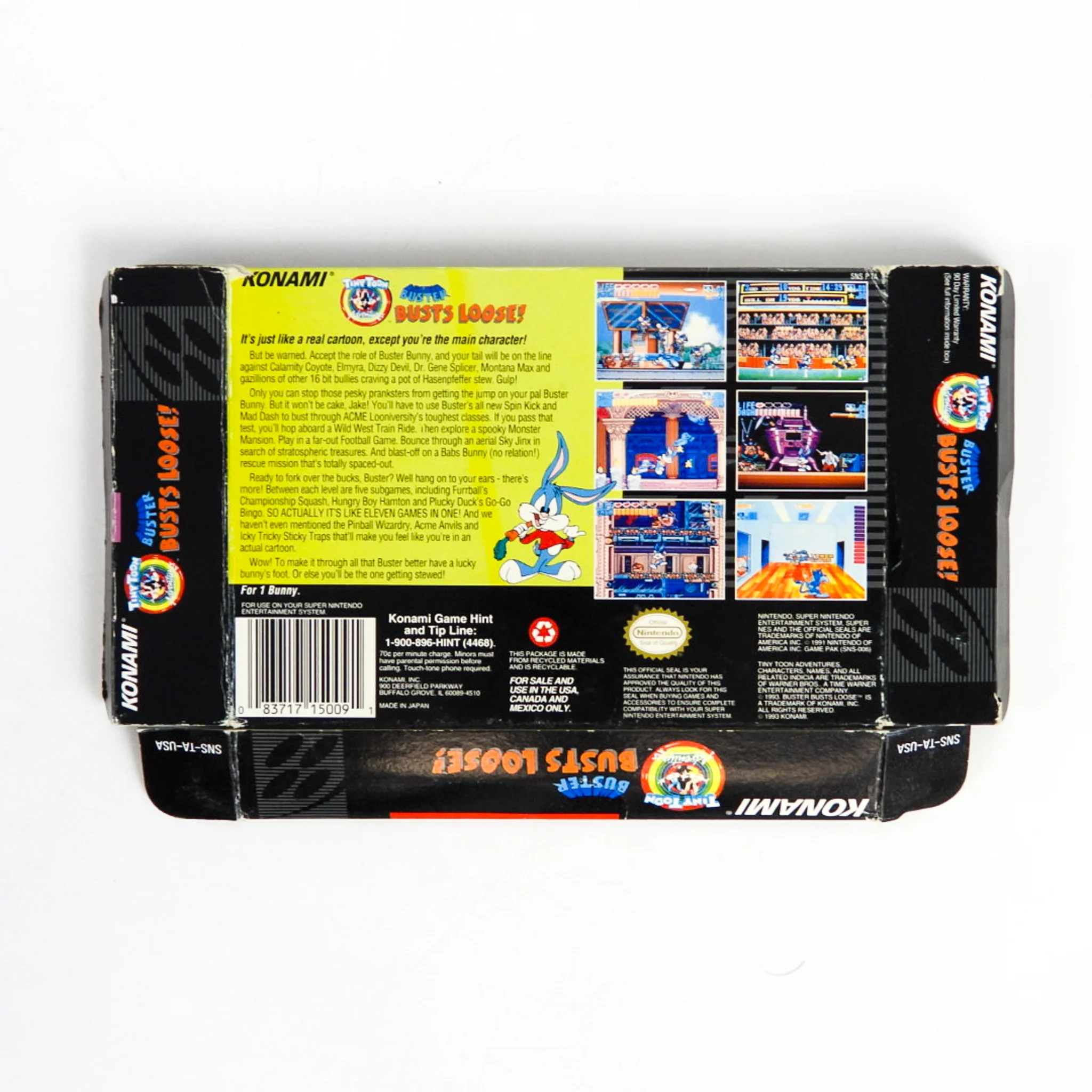 Tiny Toon Adventures Buster Busts Loose [Box] (Super Nintendo / SNES) - Image 2