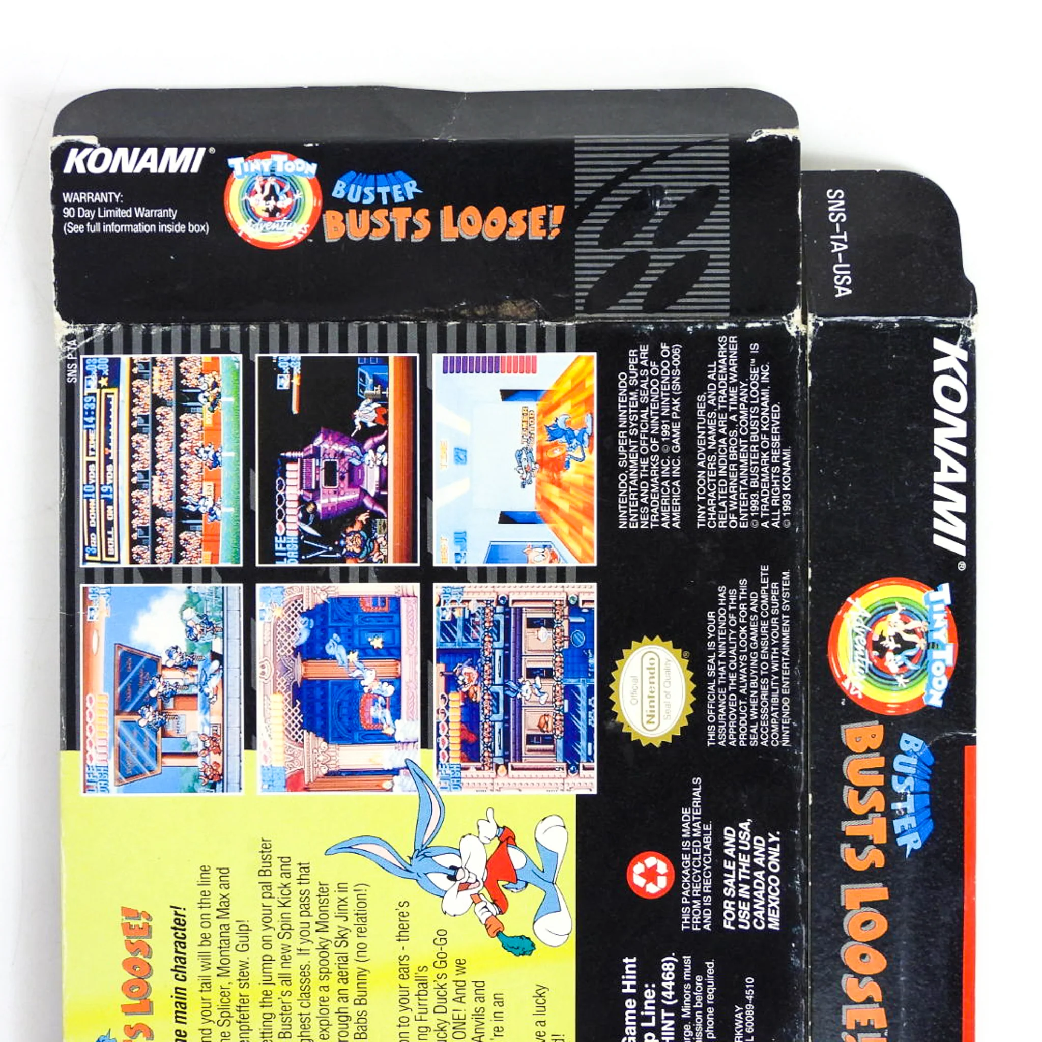 Tiny Toon Adventures Buster Busts Loose [Box] (Super Nintendo / SNES) - Image 3