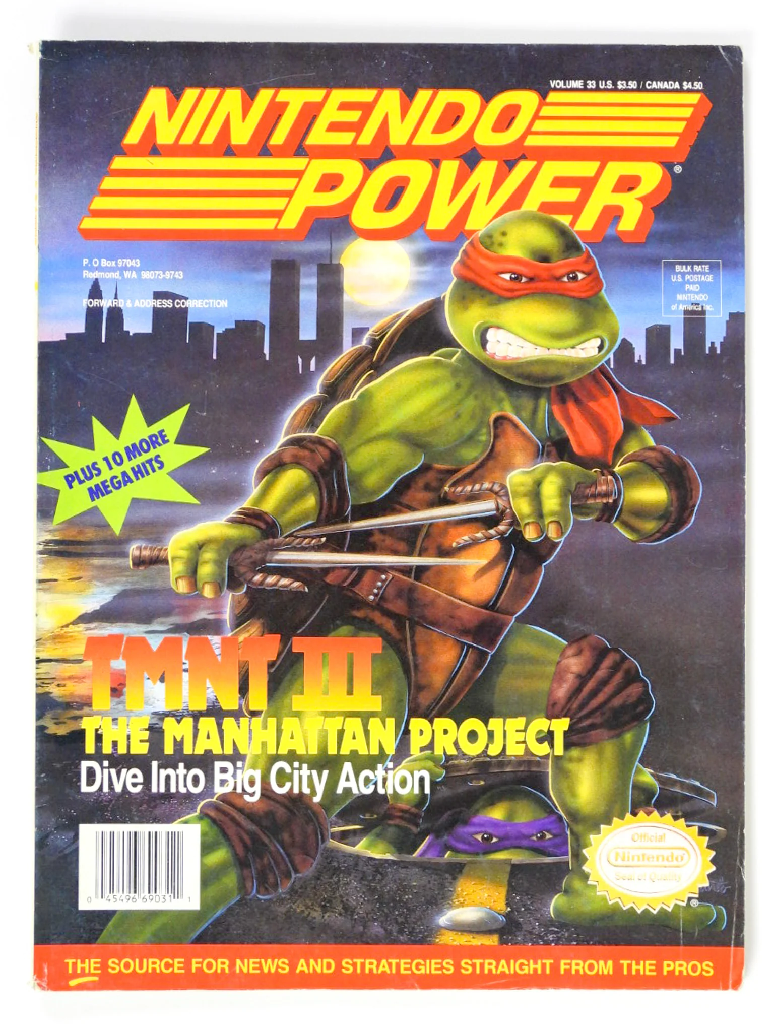 TMNT III: The Manhattan Project [Volume 33] [Nintendo Power] (Magazines) - Image 5