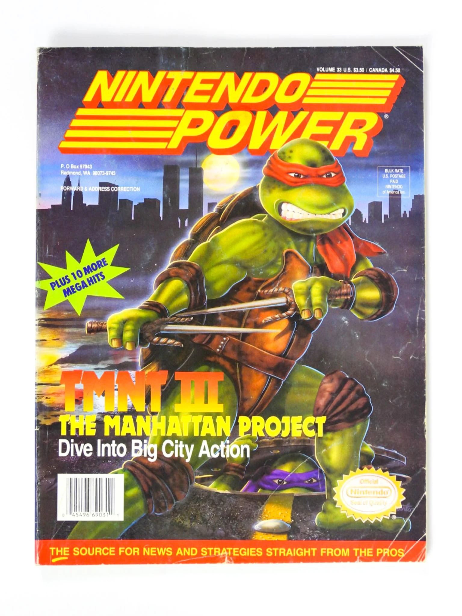 TMNT III: The Manhattan Project [Volume 33] [Nintendo Power] (Magazines) - Image 7