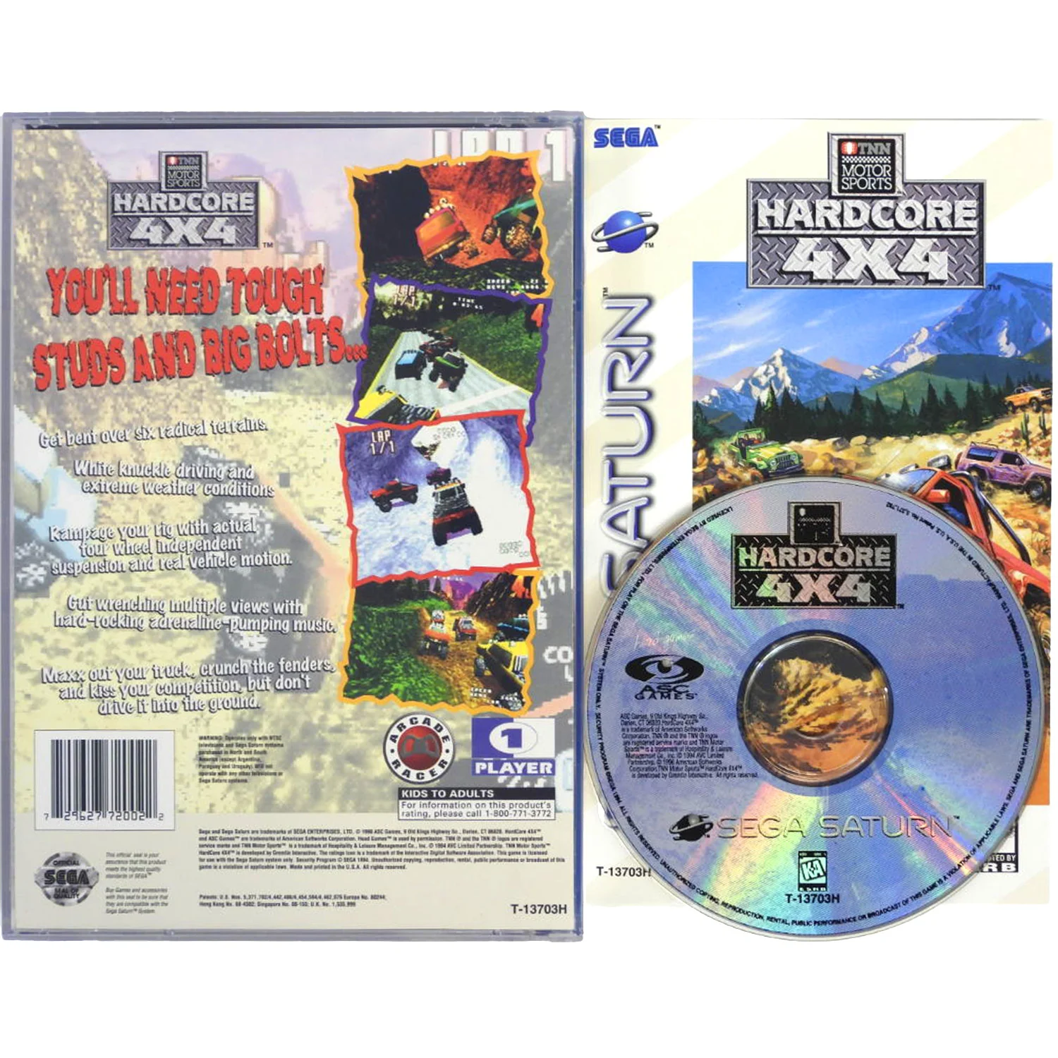 TNN Motorsports Hardcore 4x4 (Sega Saturn)
