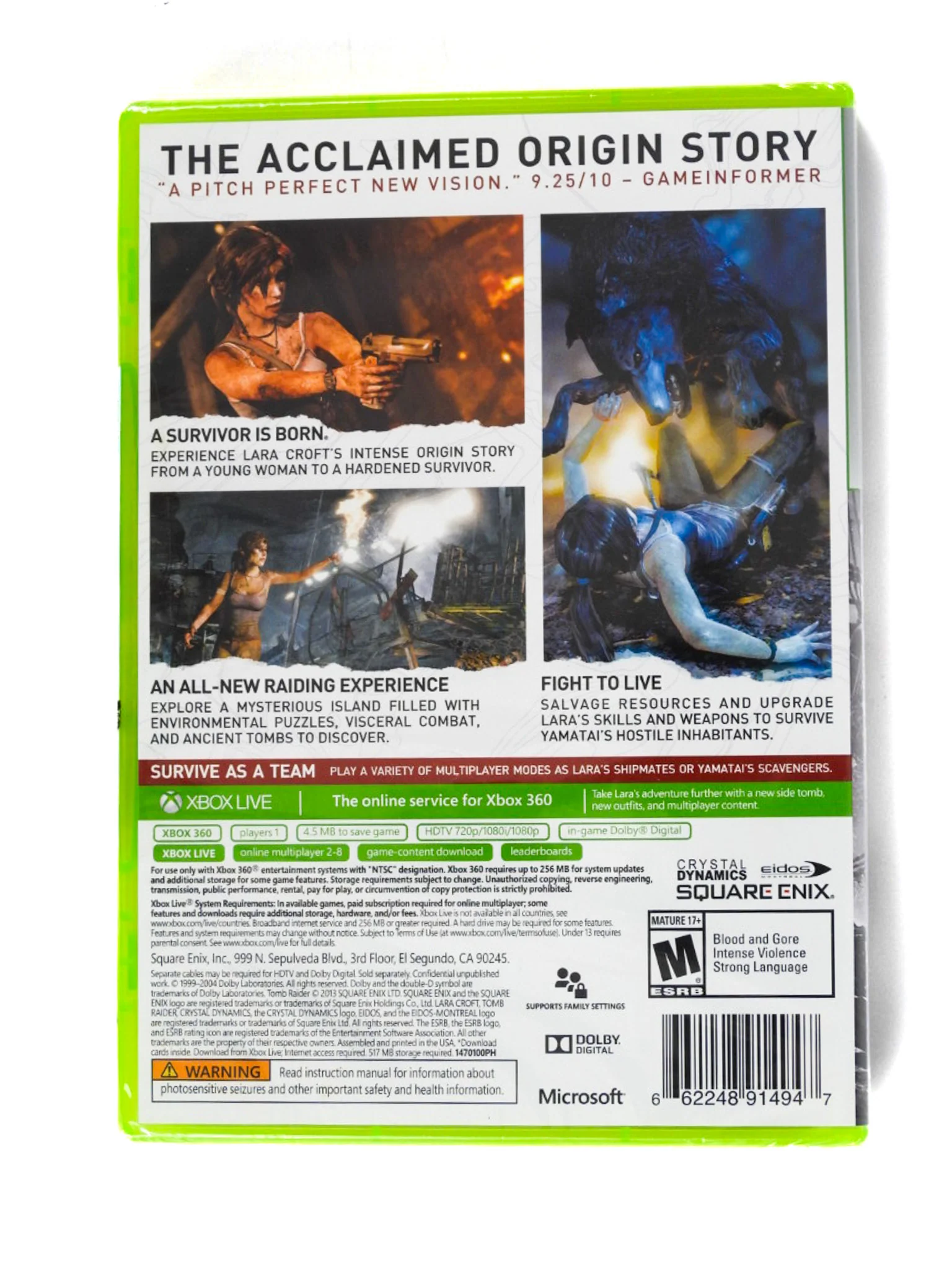 Tomb Raider [Platinum Hits] (Xbox 360) - Image 2