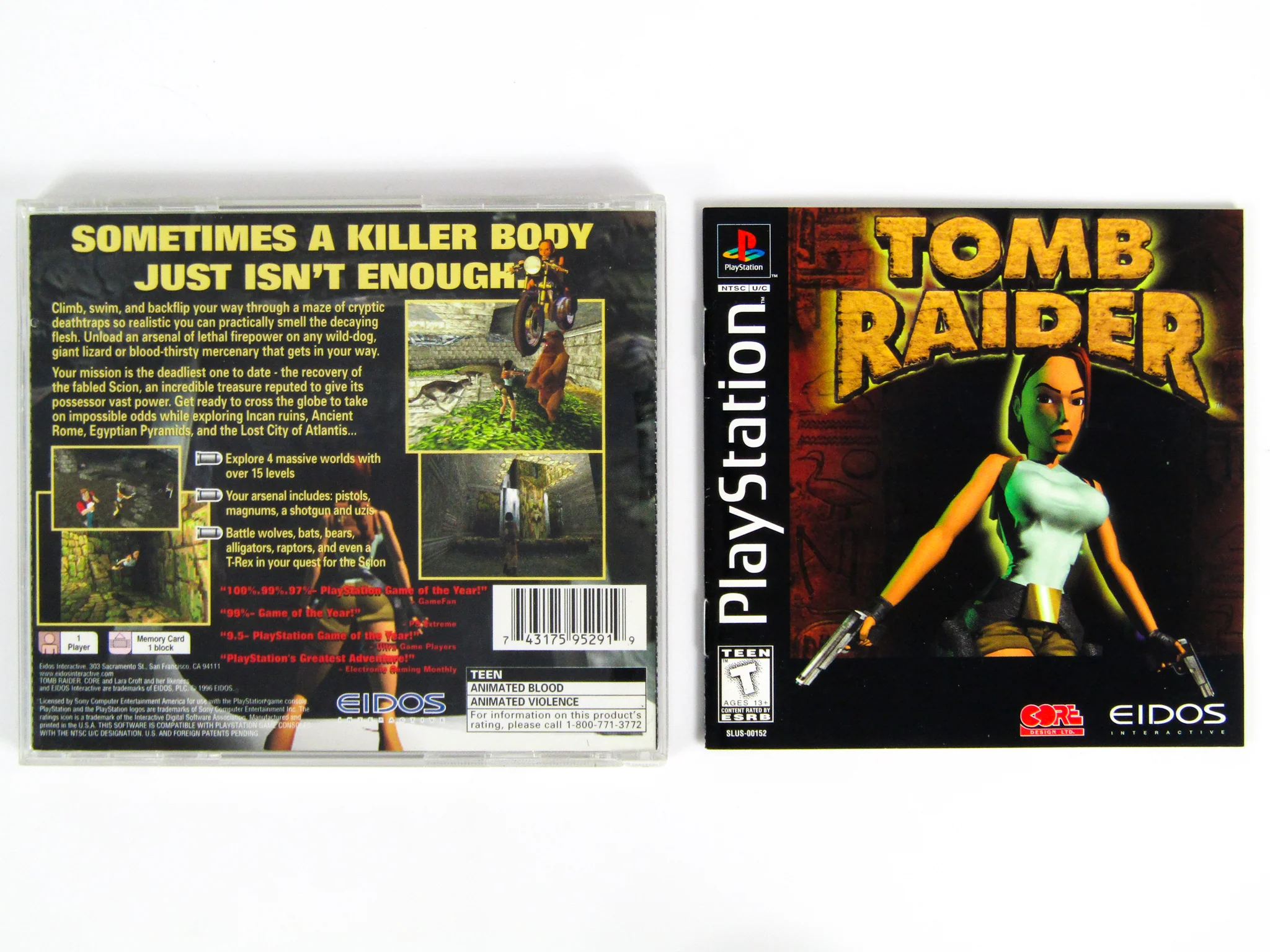 Tomb Raider (PlayStation / PS1) - Image 2