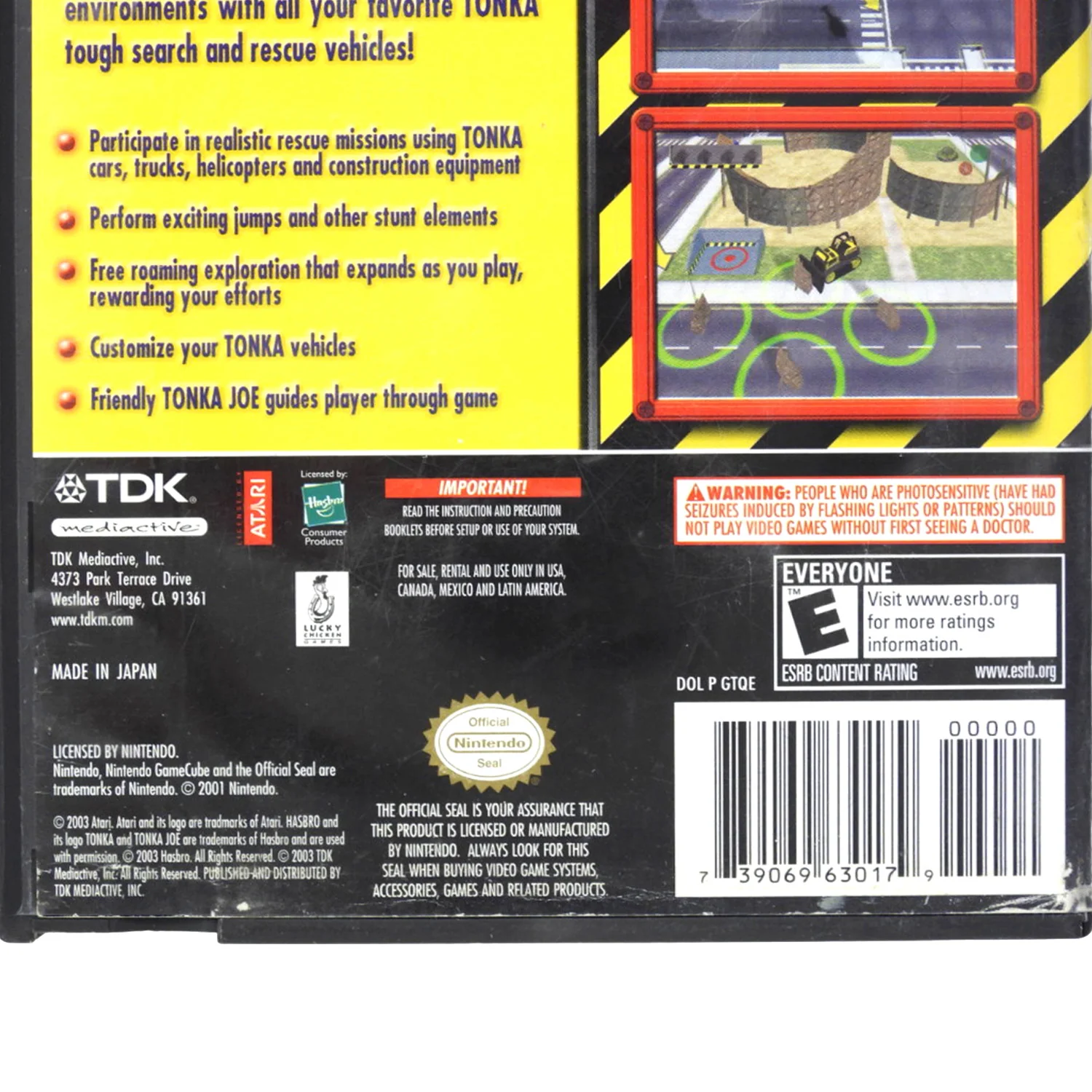Tonka Rescue Patrol (Nintendo GameCube) - Image 3